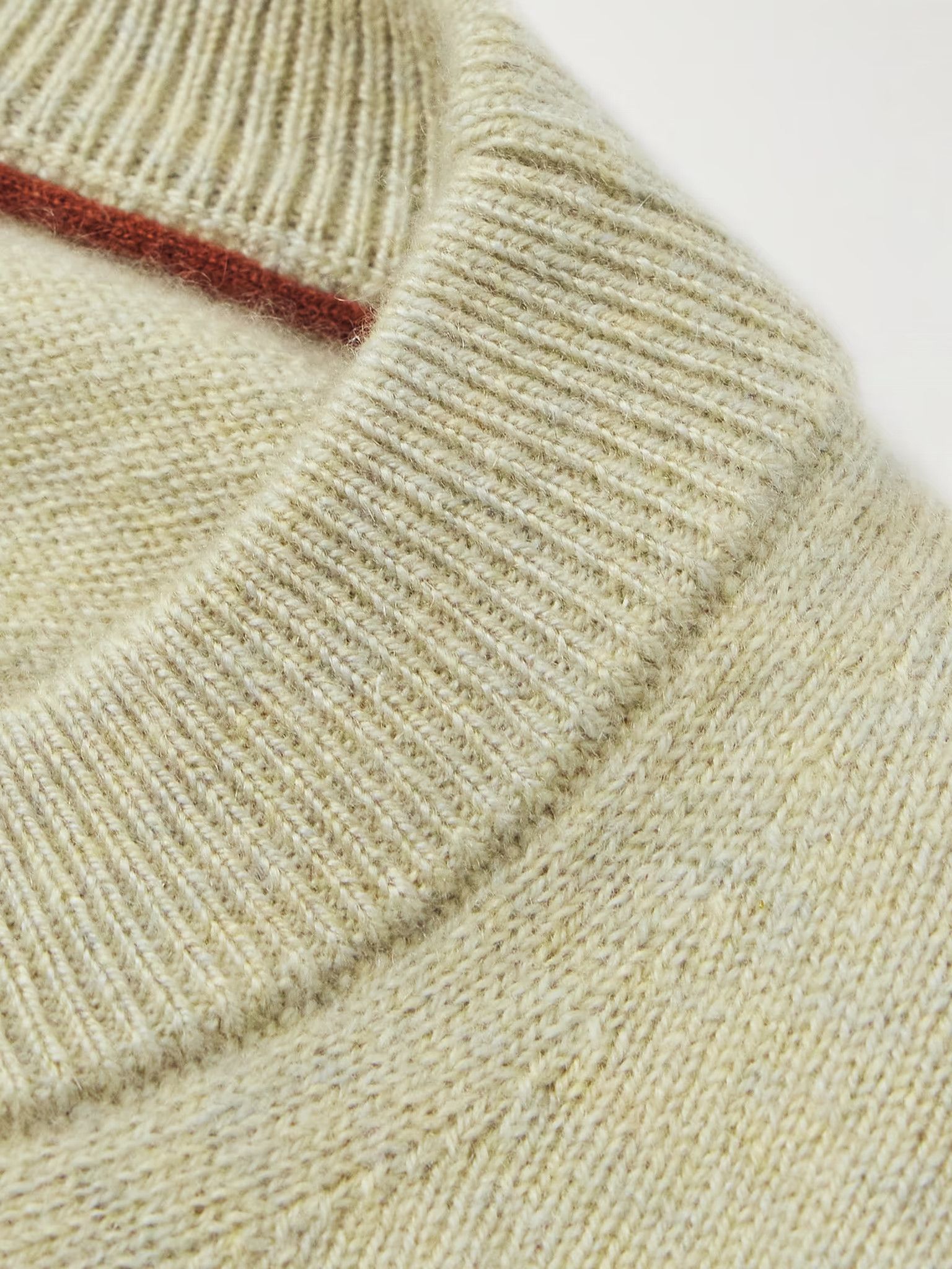 Loro Piana o1w1db10226 FAO2561 Classic Crewneck Sweater in Light Green Size US L / EU 52-54 / 3 - 4 Thumbnail