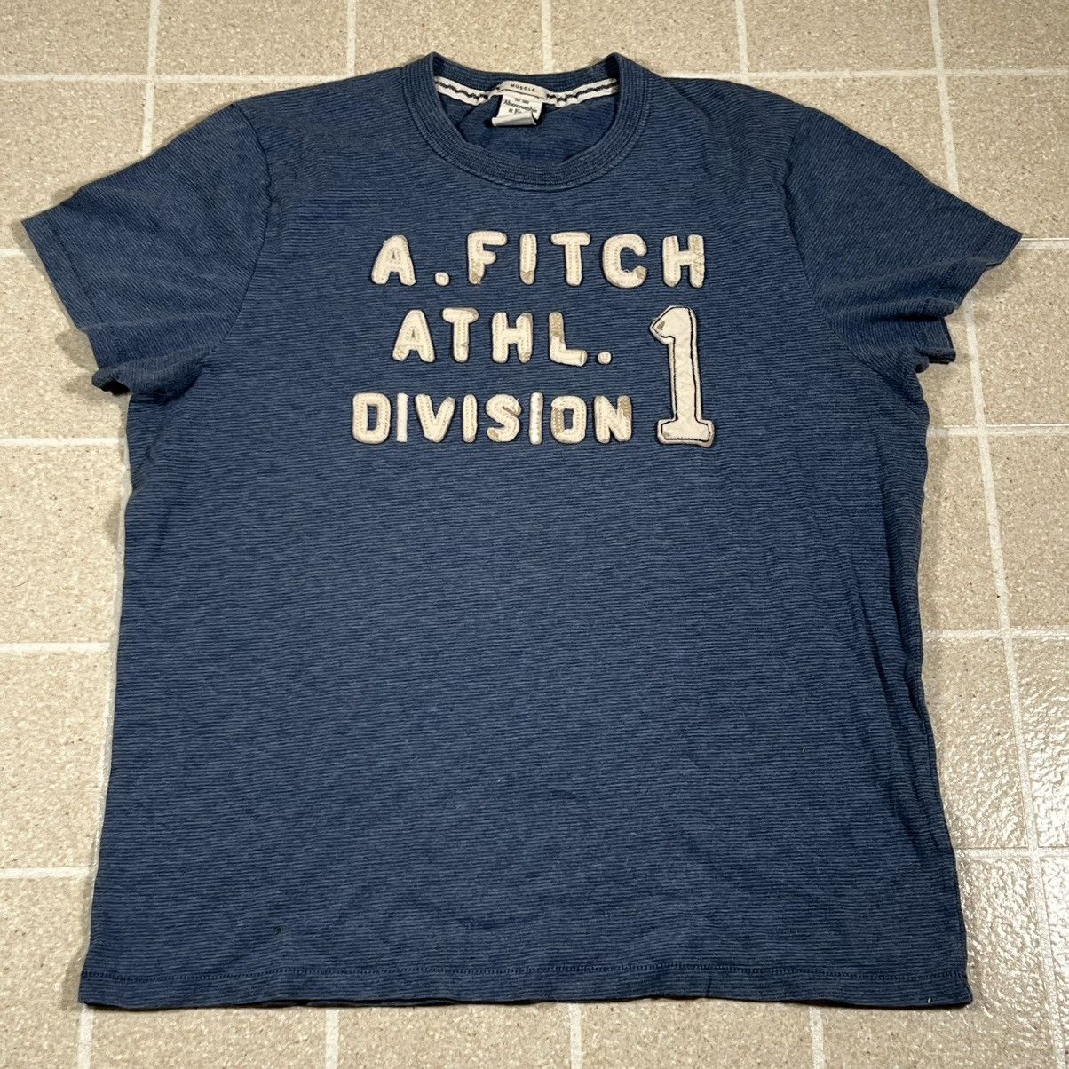 Abercrombie & Fitch Vintage Abercrombie Fitch Athletic Division 1 Muscle Tshirt Size US XXL / EU 58 / 5 - 1 Thumbnail