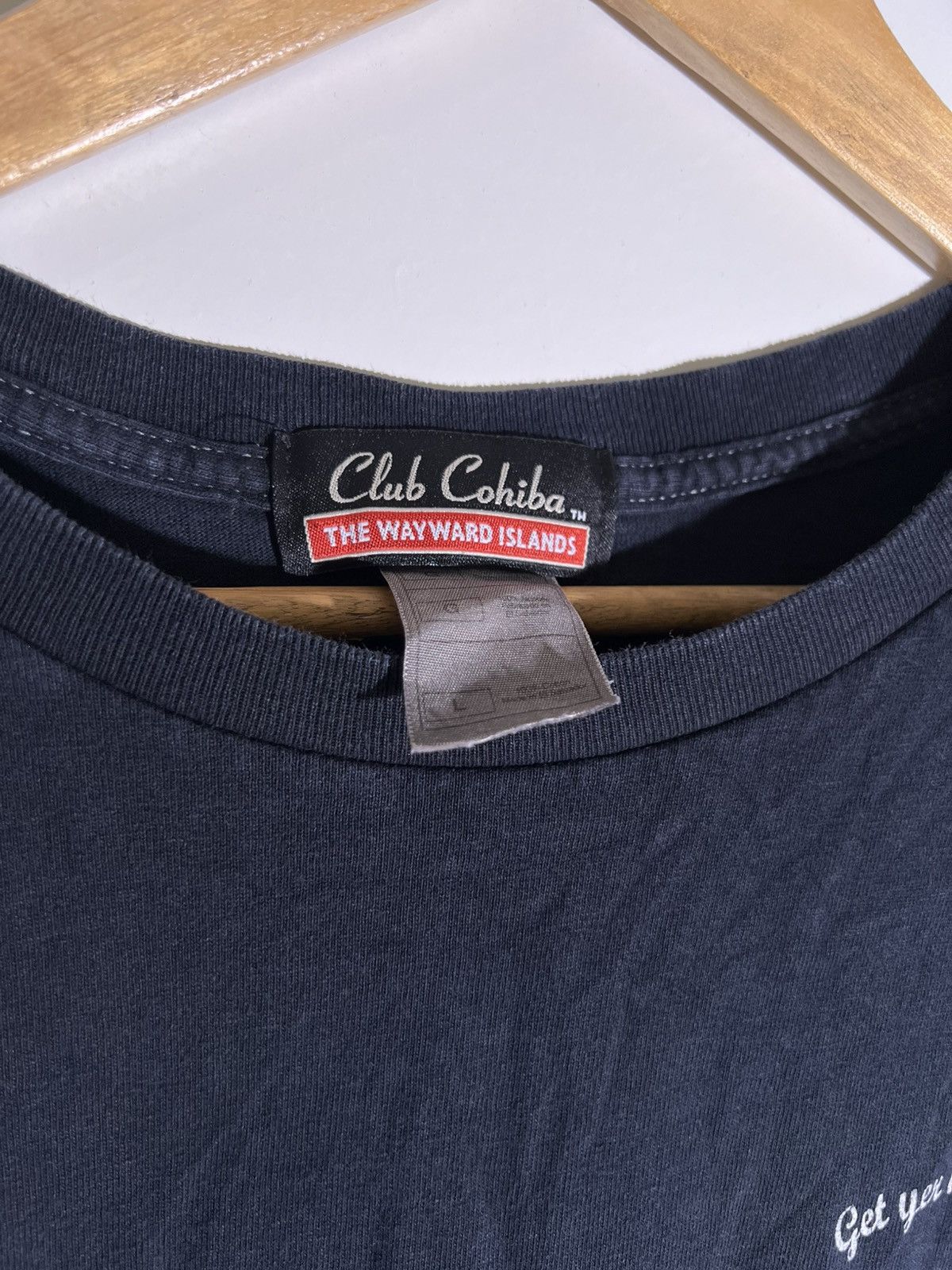 Vintage Y2K 2000’s VTG Vintage Club Cohiba Olive Another Retro Shirt Size US L / EU 52-54 / 3 - 9 Thumbnail