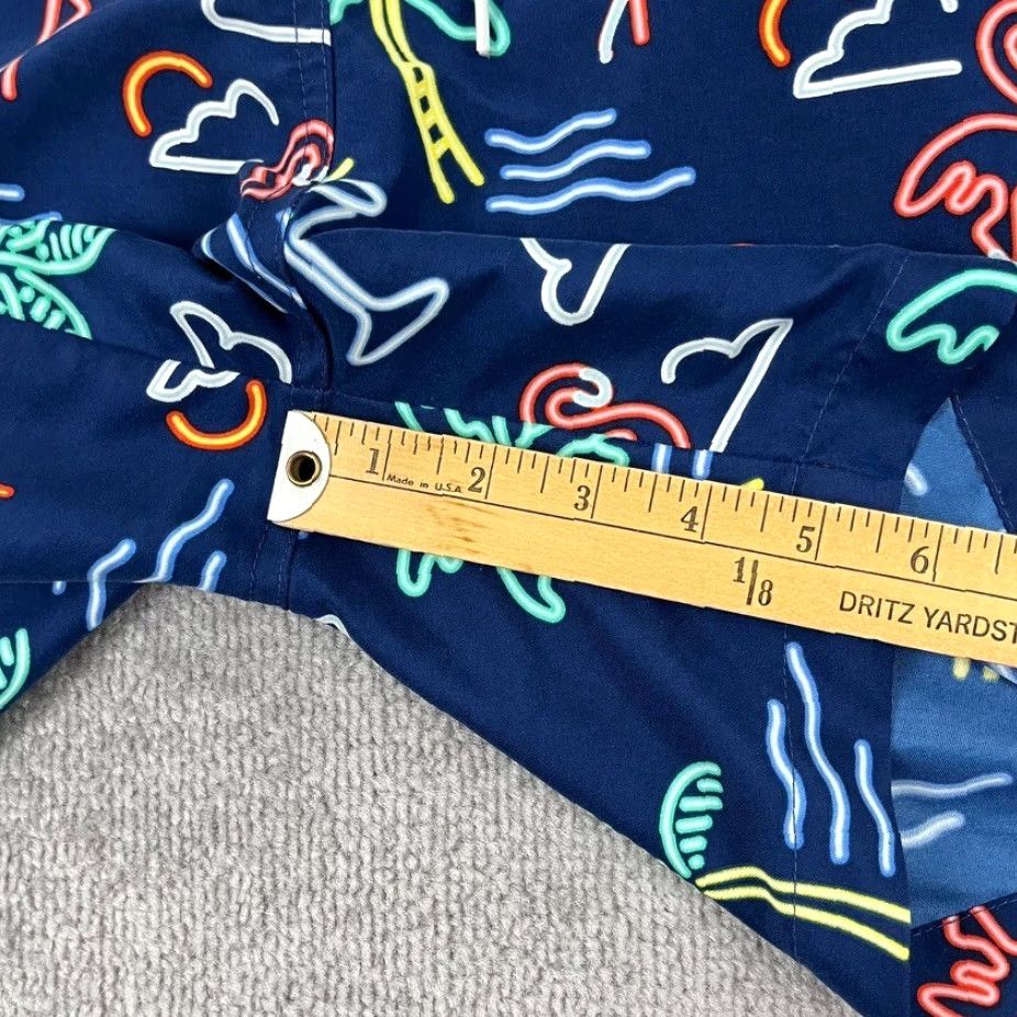 Chubbies Chubbies Swim Trunks Mens 2XL / 6" Lined Neon Flamingo Paradise Blue Board Short Size US 39 - 4 Thumbnail