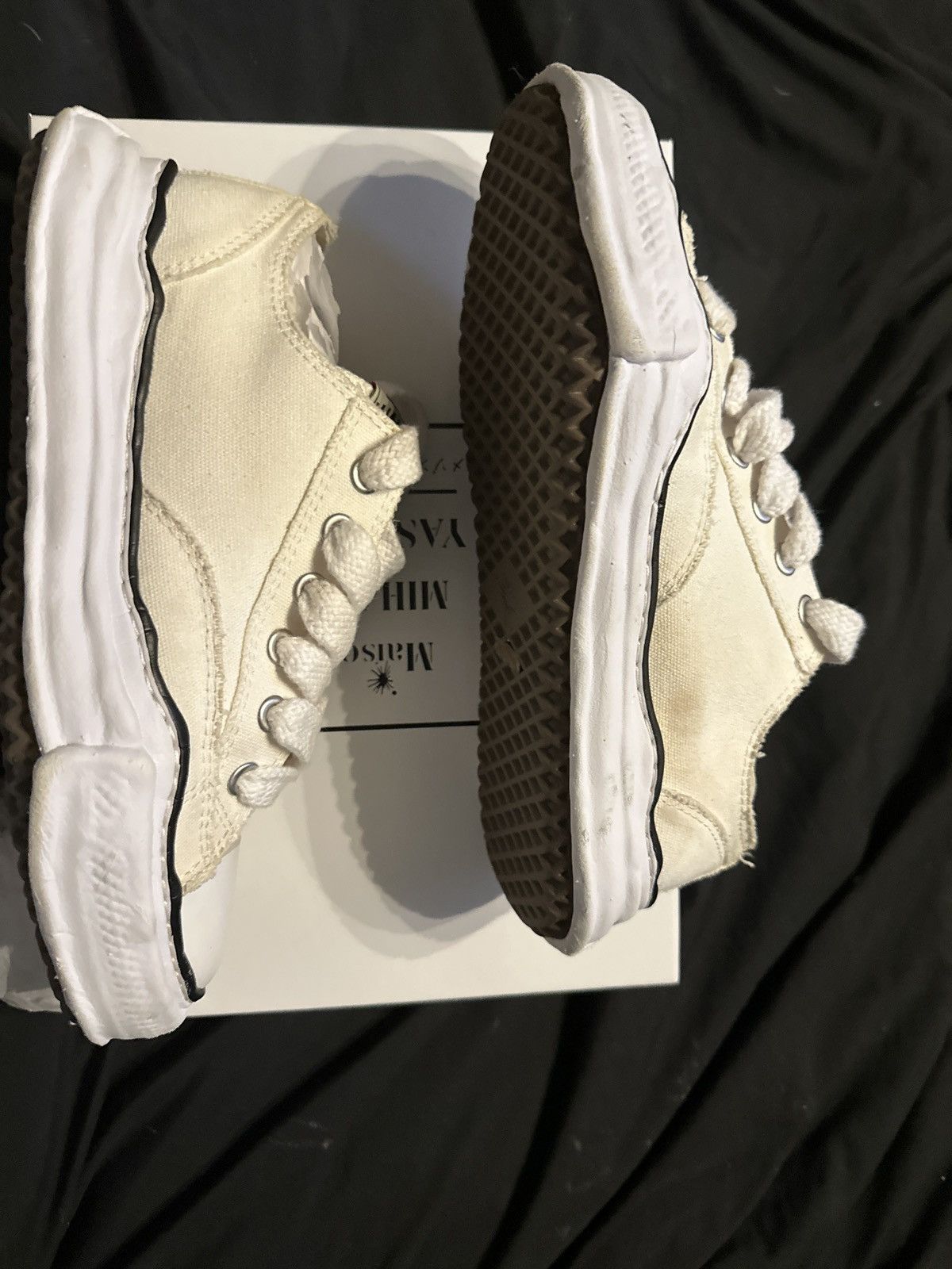 Maison MIHARA YASUHIRO Maison Mihara Yasuhiro Peterson OG sole Canvas Low ‘white’ Size US 8 / EU 41 - 2 Thumbnail