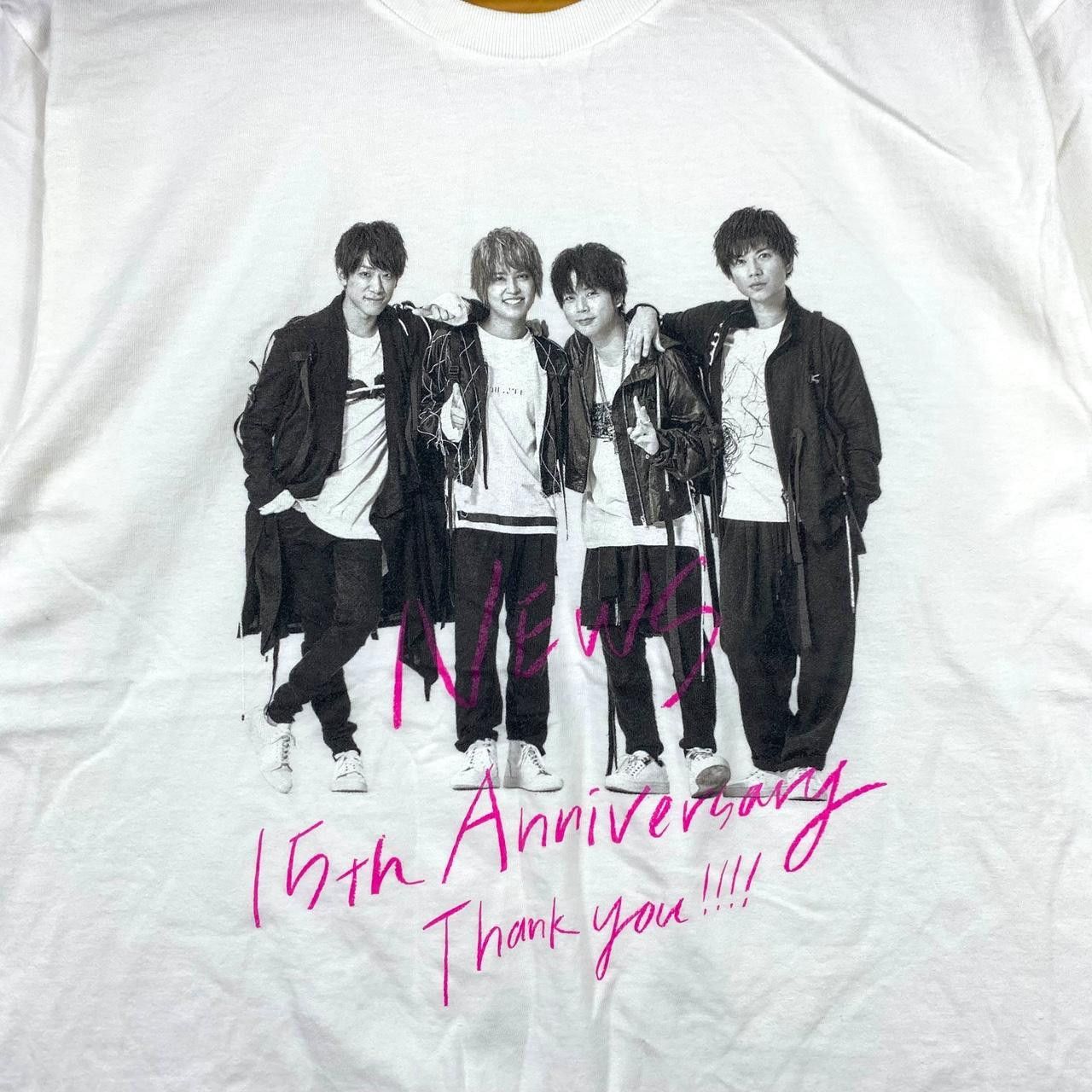 Band Tees NEWS JAPAN BOY BAND 15th Anniversary Concert Idol Tee Shirt Size L / US 10 / IT 46 - 3 Thumbnail