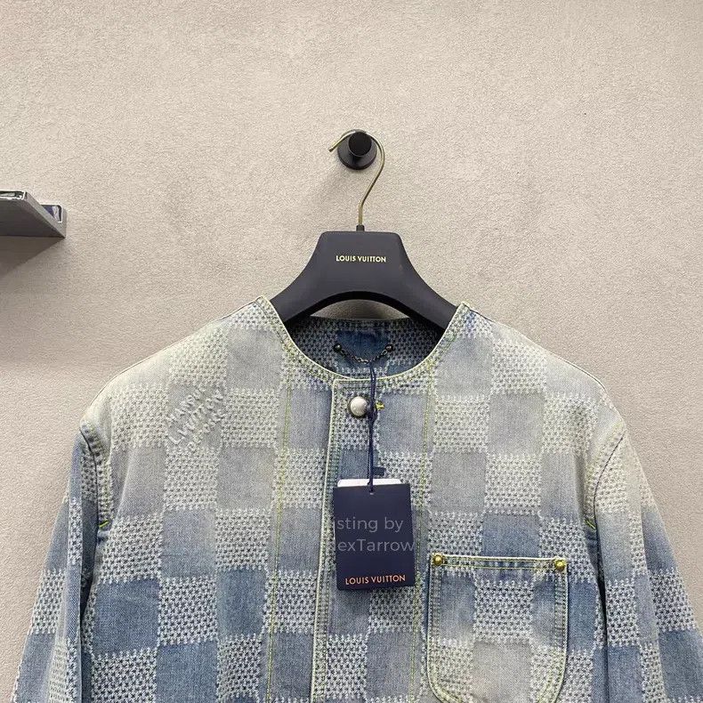 Louis Vuitton Louis Vuitton Fei Dong Series Blue Denim Jacket Size US M / EU 48-50 / 2 - 4 Thumbnail