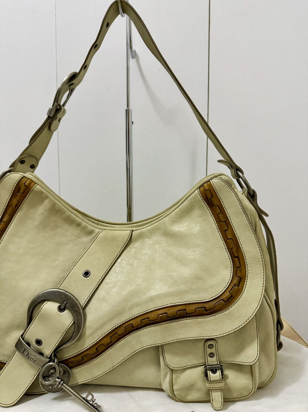 Dior 2007 Christian Dior gaucho Saddle bag John Galiano Size ONE SIZE - 2 Thumbnail