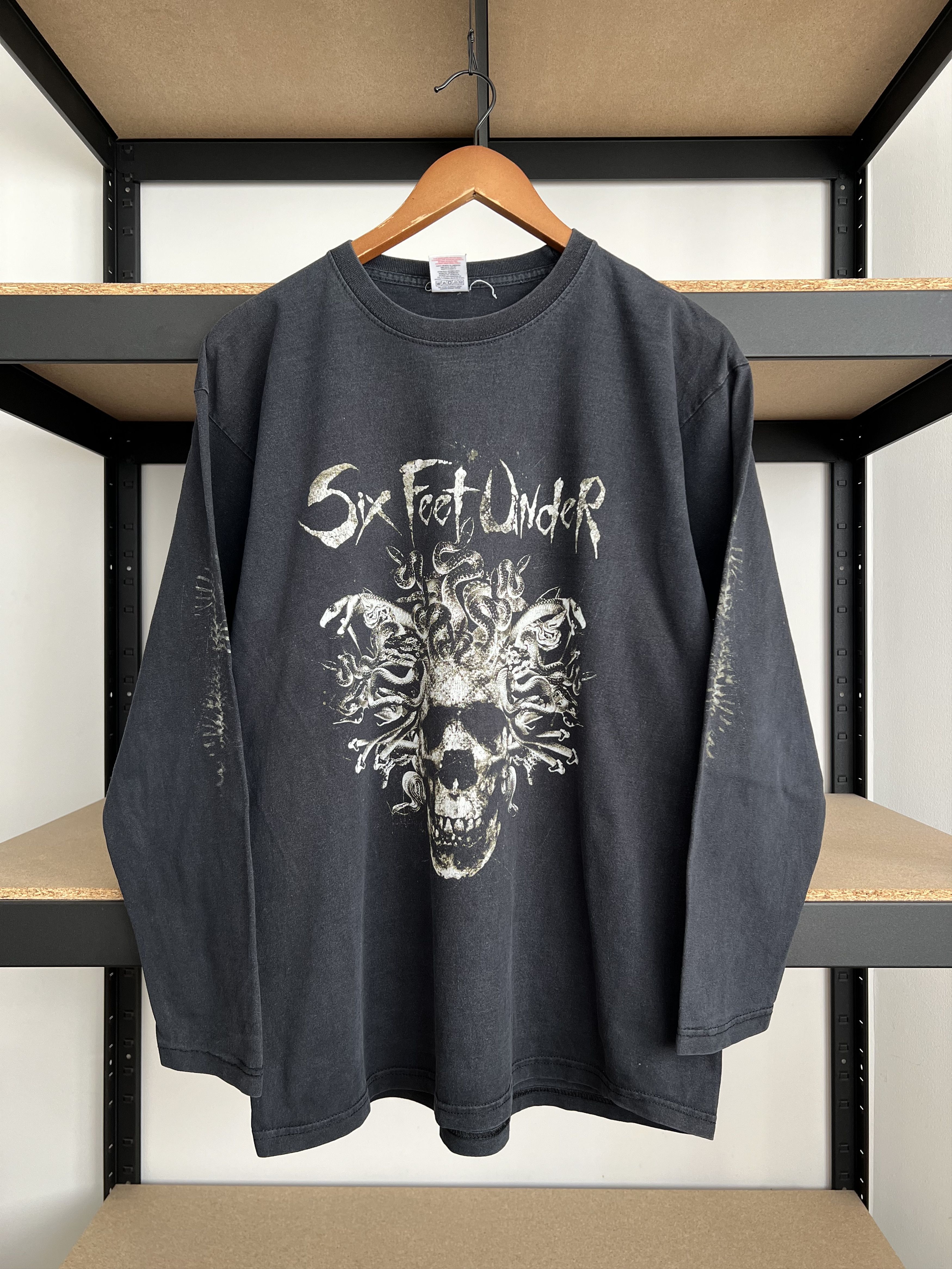 Band Tees Vintage 2000s Six Feet Under Death Rituals Skull Snake Size US L / EU 52-54 / 3 - 1 Thumbnail