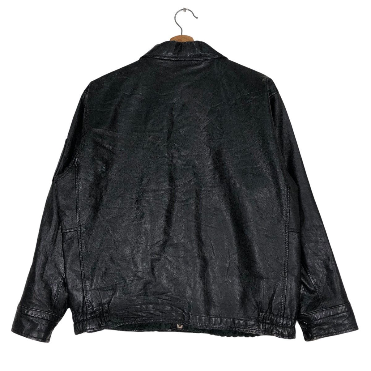 Japanese Brand 📌Vintage Biker Cafe Racer Leather Jacket Japan Issey Miyake Size US M / EU 48-50 / 2 - 9 Thumbnail