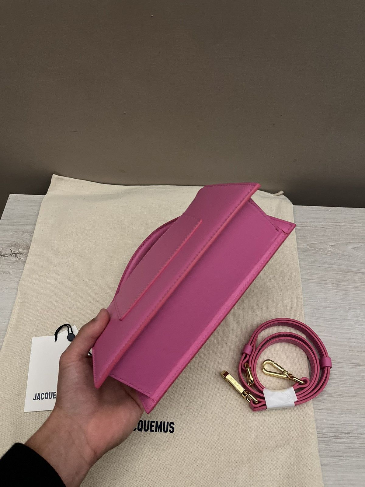 Jacquemus Jacquemus Le Grand Neon Pink Size ONE SIZE - 4 Thumbnail
