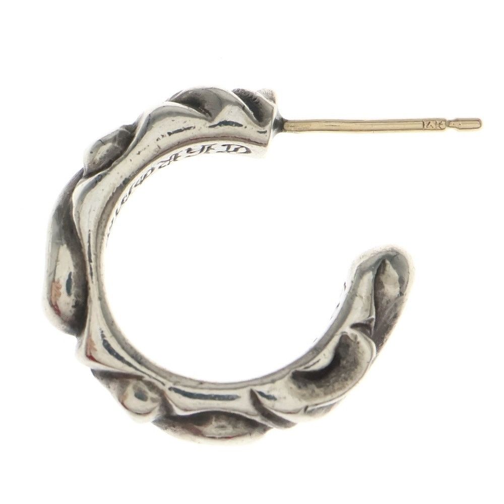 Chrome Hearts Chrome Hearts Scroll Hoop Earring Silver Size ONE SIZE - 1 Thumbnail