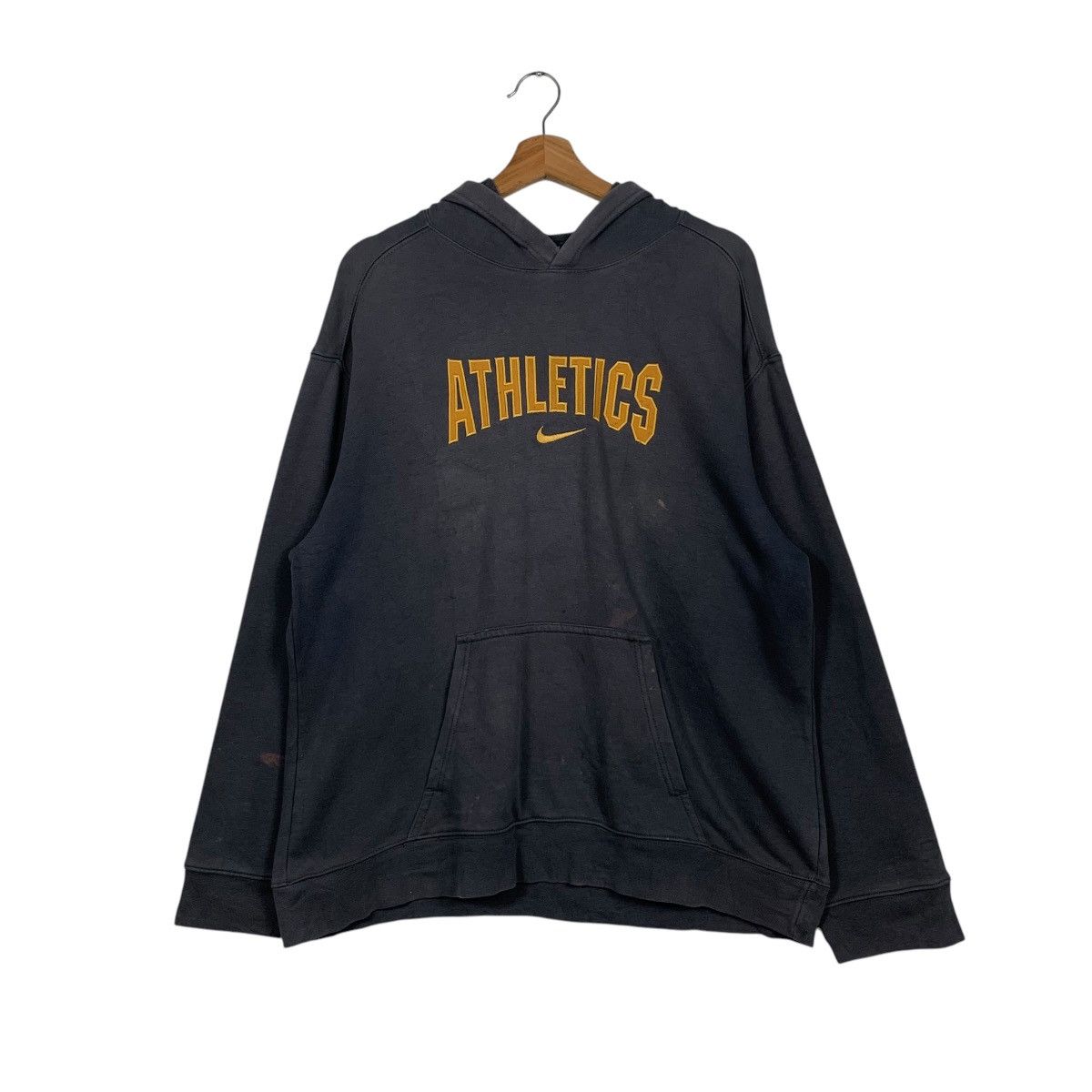 Nike NIKE ATHLETICS Big Logo Pullover Hoodie Sweatshirt #1783-C79 Size US XL / EU 56 / 4 - 10 Thumbnail