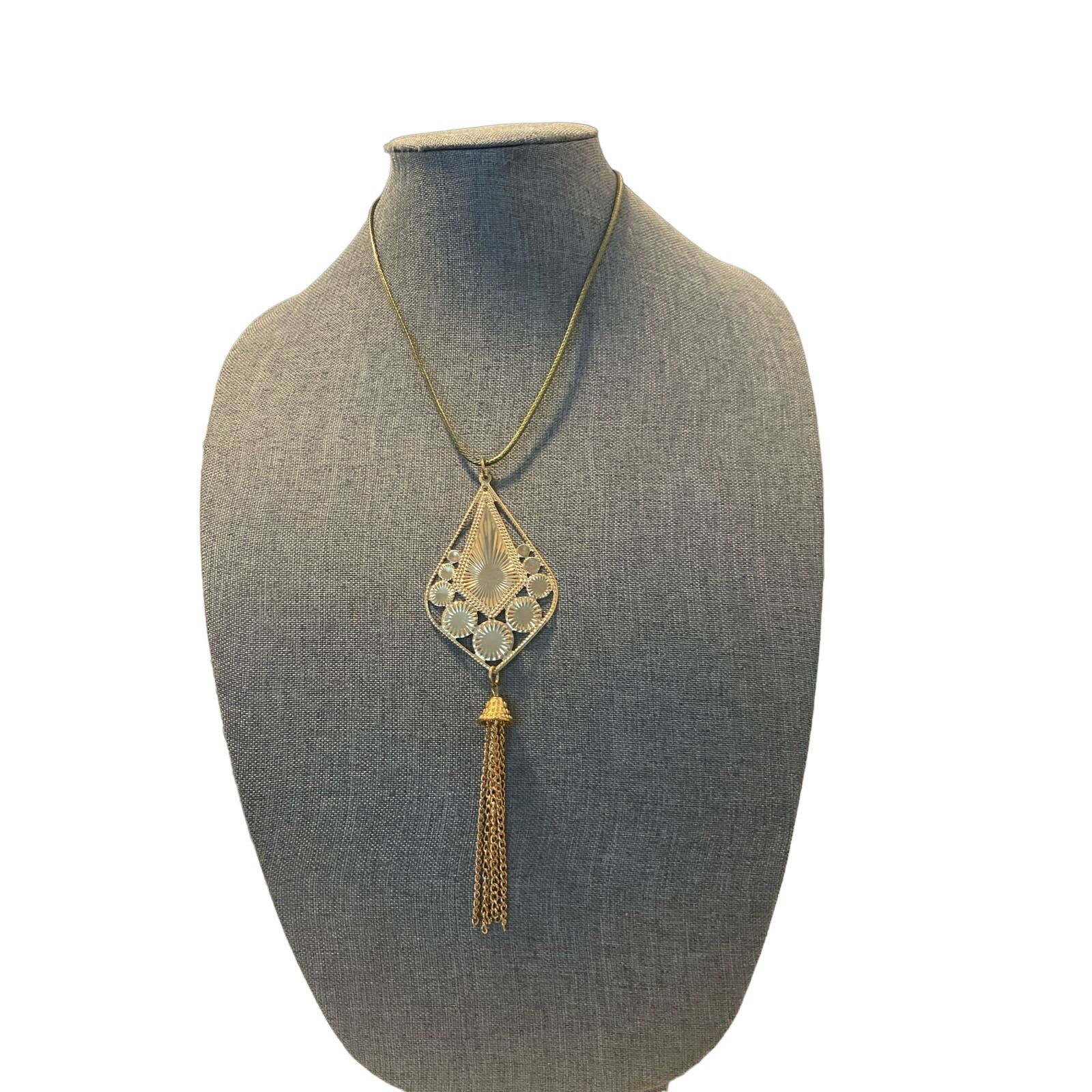 Handmade tassel necklace Size ONE SIZE - 1 Thumbnail