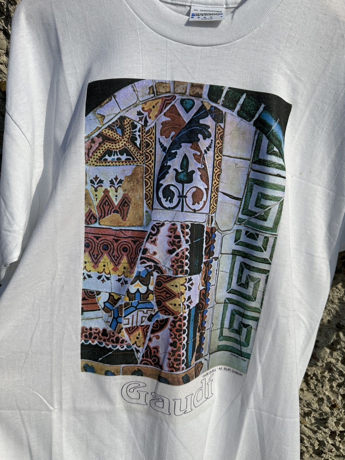 Vintage Vintage 90s art t-shirt Size US XL / EU 56 / 4 - 3 Thumbnail