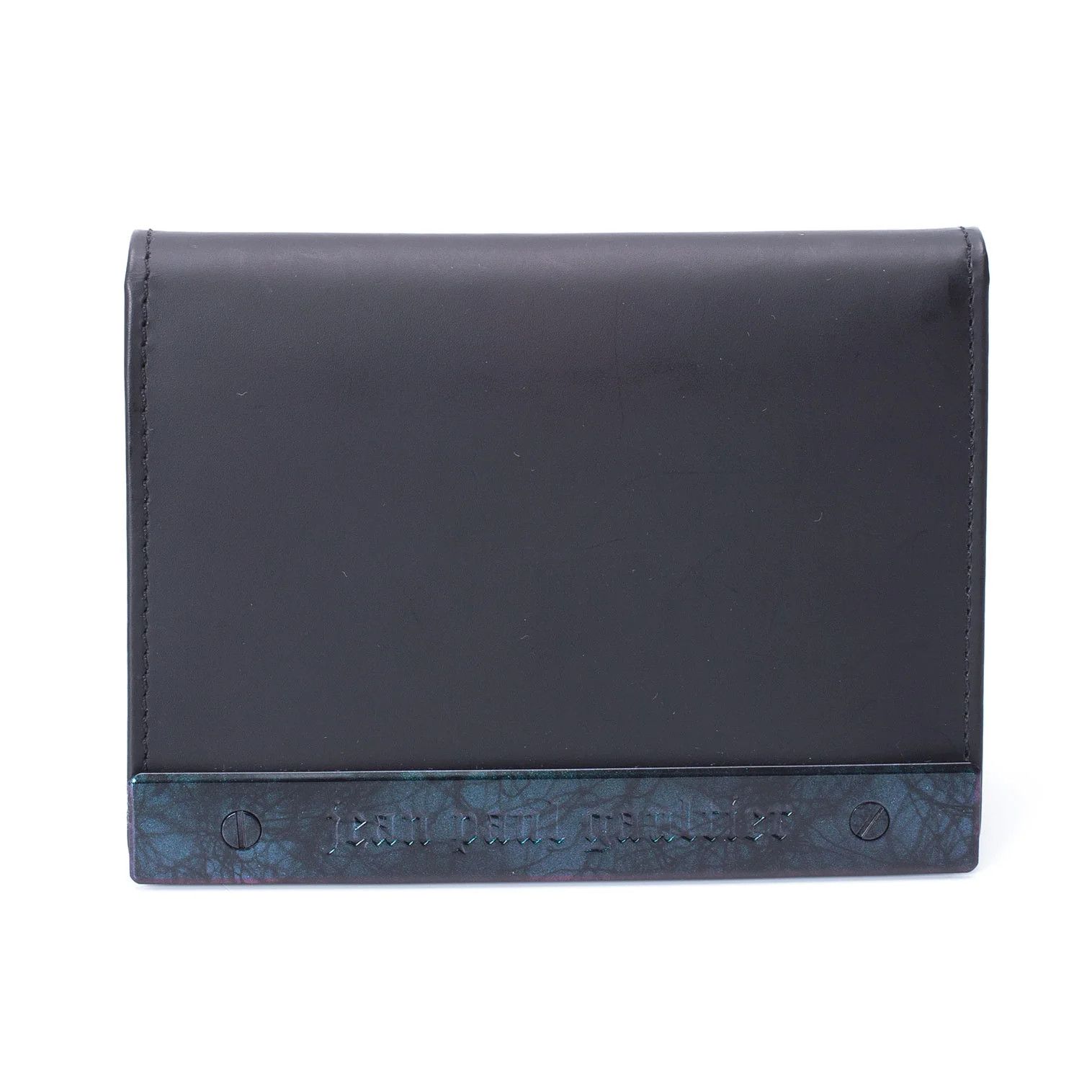 Jean Paul Gaultier Metal Logo Pass Case in Black Size ONE SIZE - 1 Thumbnail