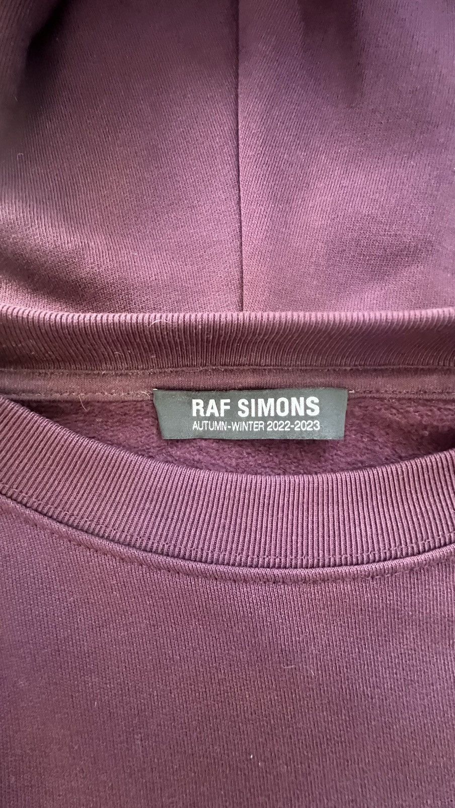 Raf Simons RAF SIMONS A/W 2022-2023 Men’s Regular Fit Knot Hoodie Size US XL / EU 56 / 4 - 7 Thumbnail