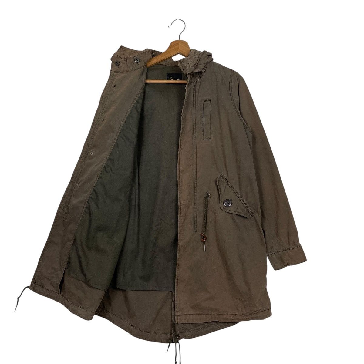 Other Japanese Brand & By P&D Military Hooded Parka Size XS / US 0-2 / IT 36-38 - 10 Thumbnail