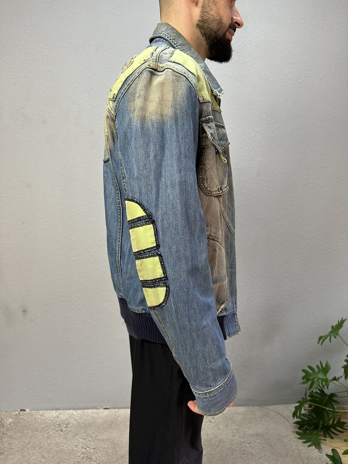 Diesel × Vintage Vintage Diesel Style Distressed Jacket Faded Racing Motor Size US L / EU 52-54 / 3 - 7 Thumbnail