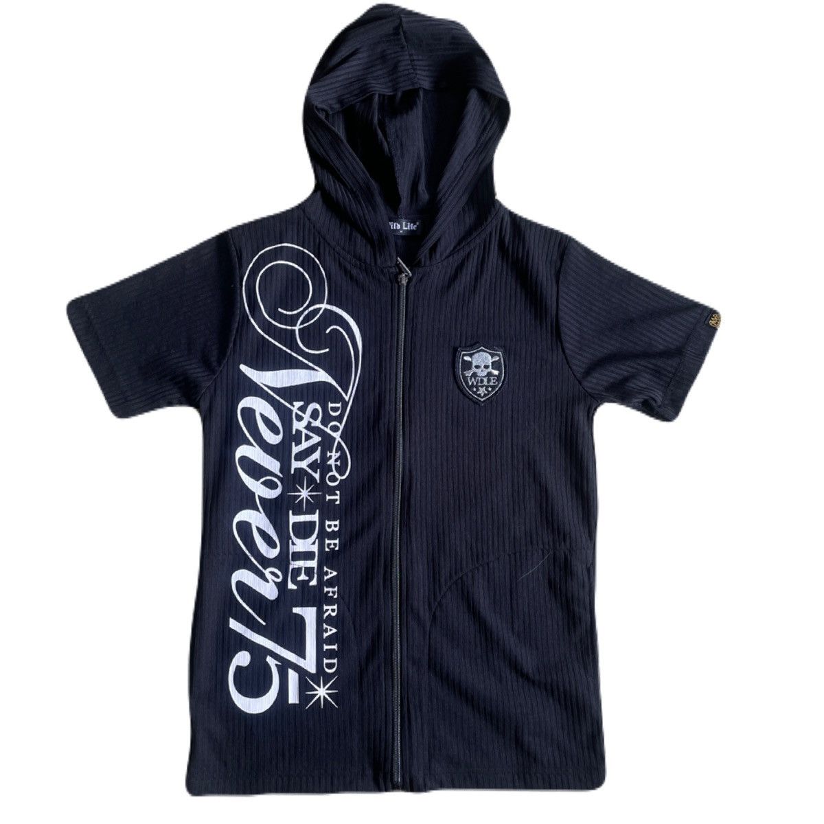If Six Was Nine 2000s Japanese archive Vkei Cross Poem Short Sleeve Hoodie Size US S / EU 44-46 / 1 - 4 Thumbnail