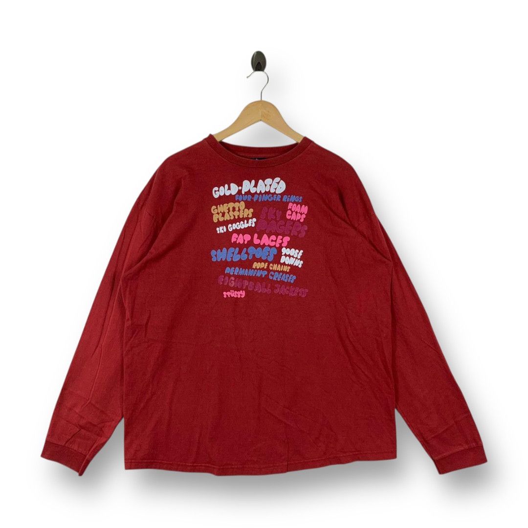 Stussy Vintage Stüssy 80s Anniversary Ghetto Long Sleeve Shirt Size US XL / EU 56 / 4 - 1 Thumbnail