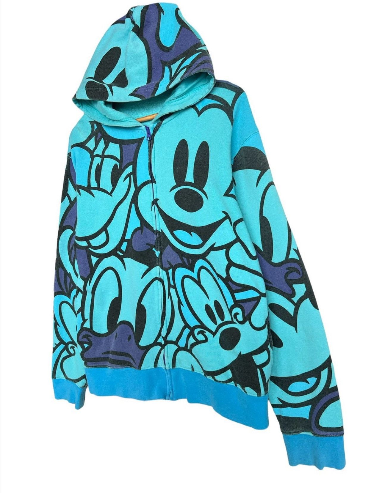 Other Disney Mickey Mouse Hoodie Mickey Allover Print Size US M / EU 48-50 / 2 - 2 Thumbnail