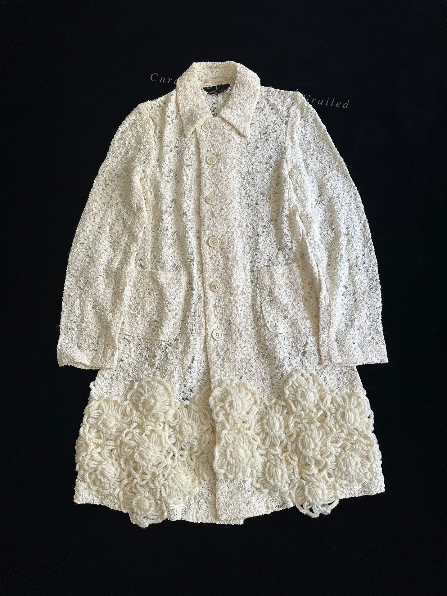 Rei Kawakubo Comme des Garçons 2012 Main Line Coat Size XS / US 0-2 / IT 36-38 - 1 Thumbnail