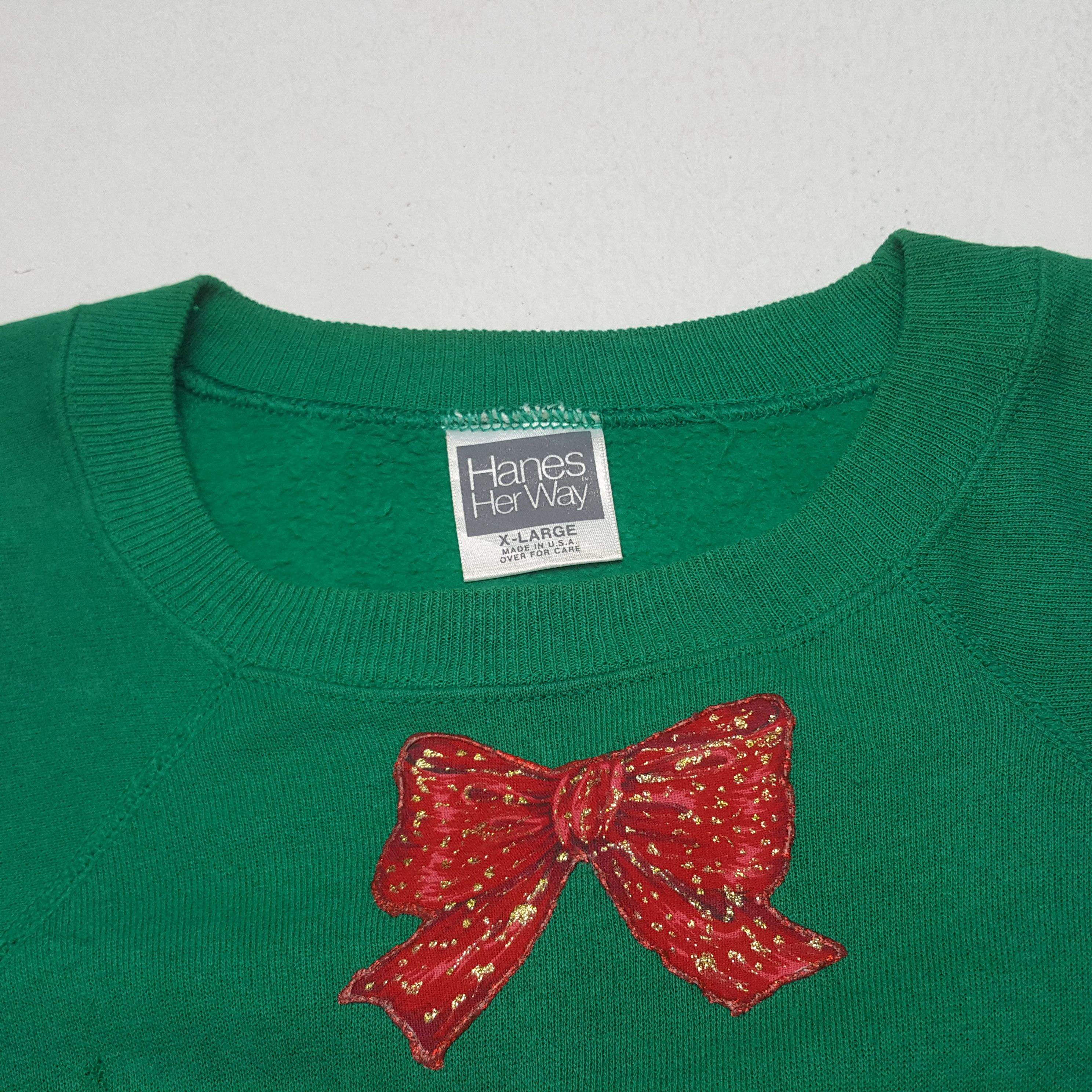 Designer × Vintage Vintage Merry Christmas Sweatshirt Size US L / EU 52-54 / 3 - 4 Thumbnail