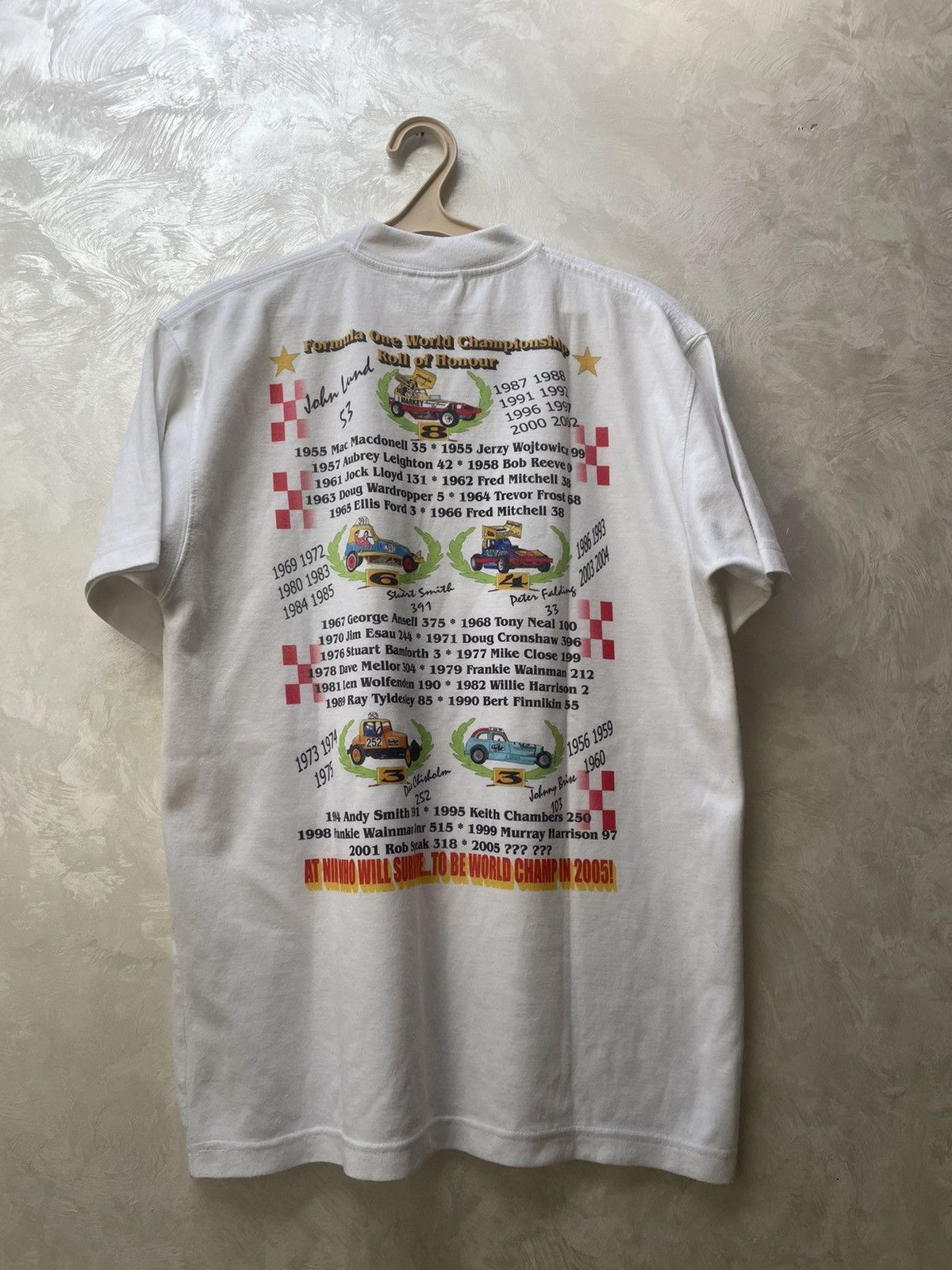 Vintage Vintage Racing BriSCA F1 World Final 2005 shirt Size US L / EU 52-54 / 3 - 5 Thumbnail