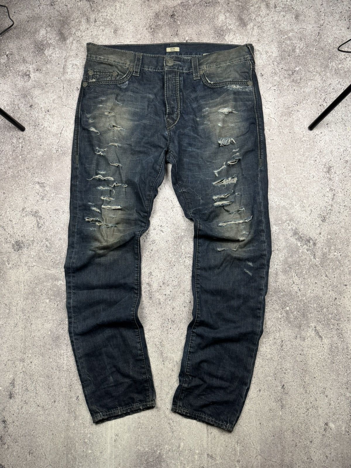 True Religion True Religion Vintage Jeans Flared Wide Baggy Distressed Y2K Size US 31 - 5 Thumbnail