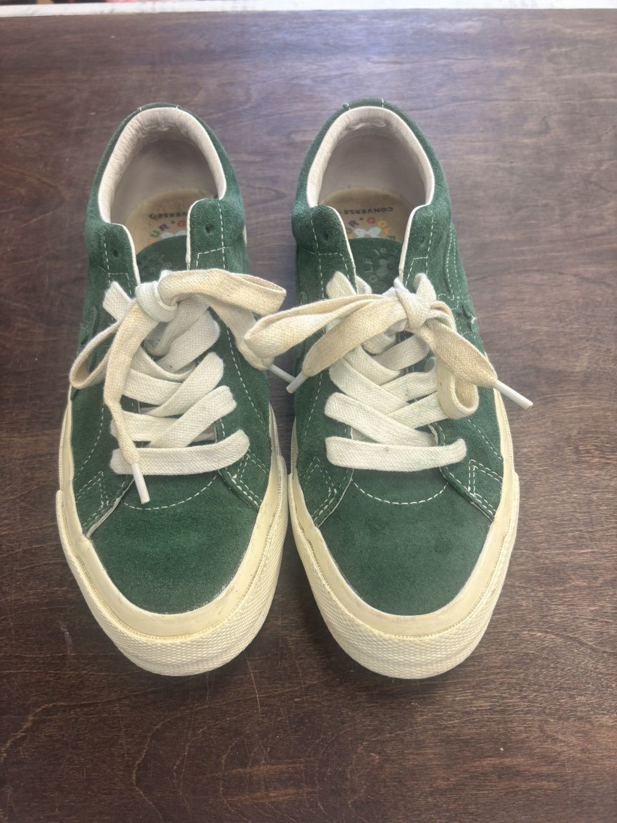 Converse × Golf le Fleur Converse x Golf Le Fleur One Star Green Suede – Size 7 Size US 7 / EU 40 - 3 Thumbnail