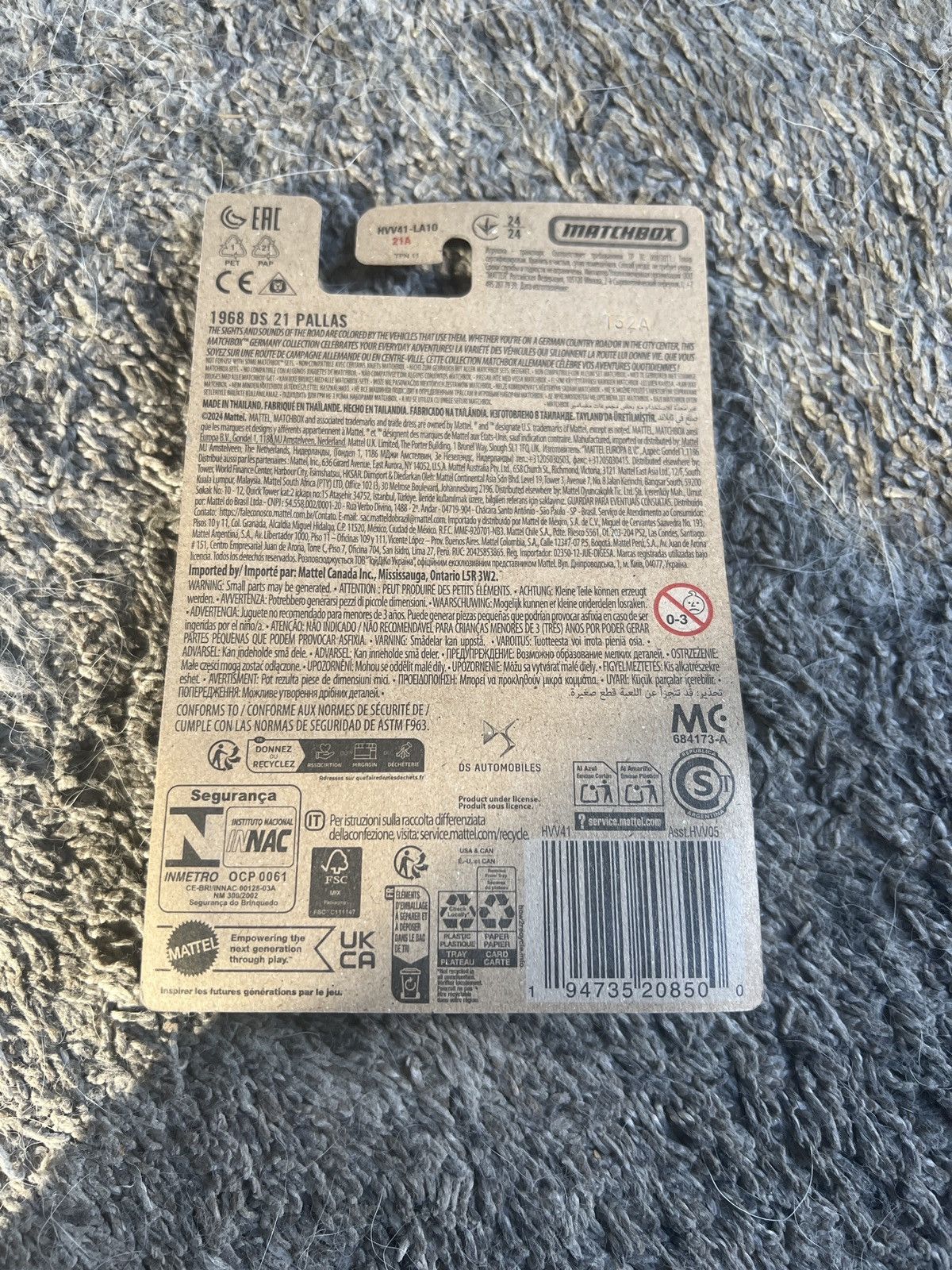 Hypebeast 2024 Mattel Matchbox European Streets 1968 DS 21 Pallas Size ONE SIZE - 2 Thumbnail