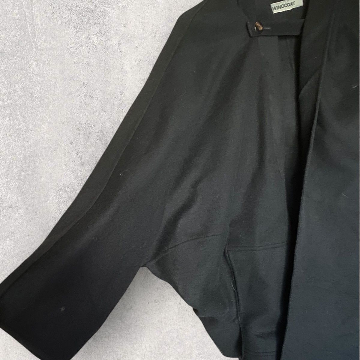 Issey Miyake Vintage Issey Miyake Asymmetric Oversized Wool Wind cot Size US M / EU 48-50 / 2 - 9 Thumbnail