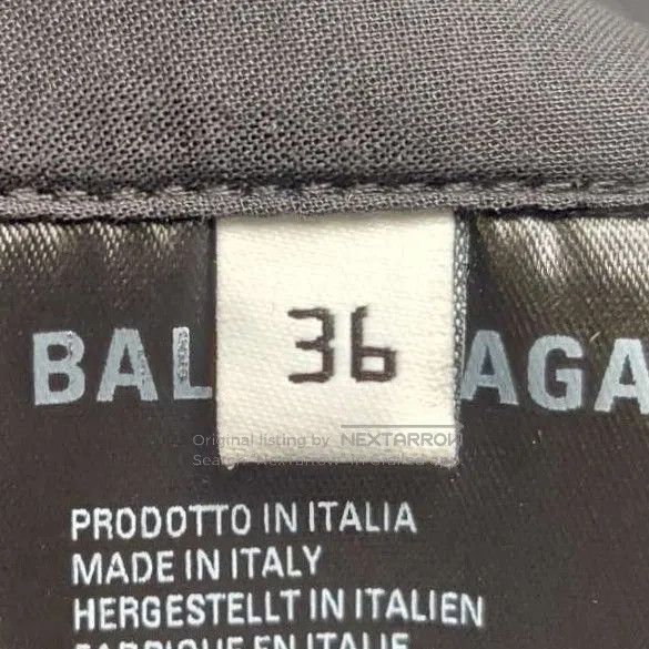Balenciaga Balenciaga Striped Logo Print XS Pants. Size 35" - 6 Thumbnail