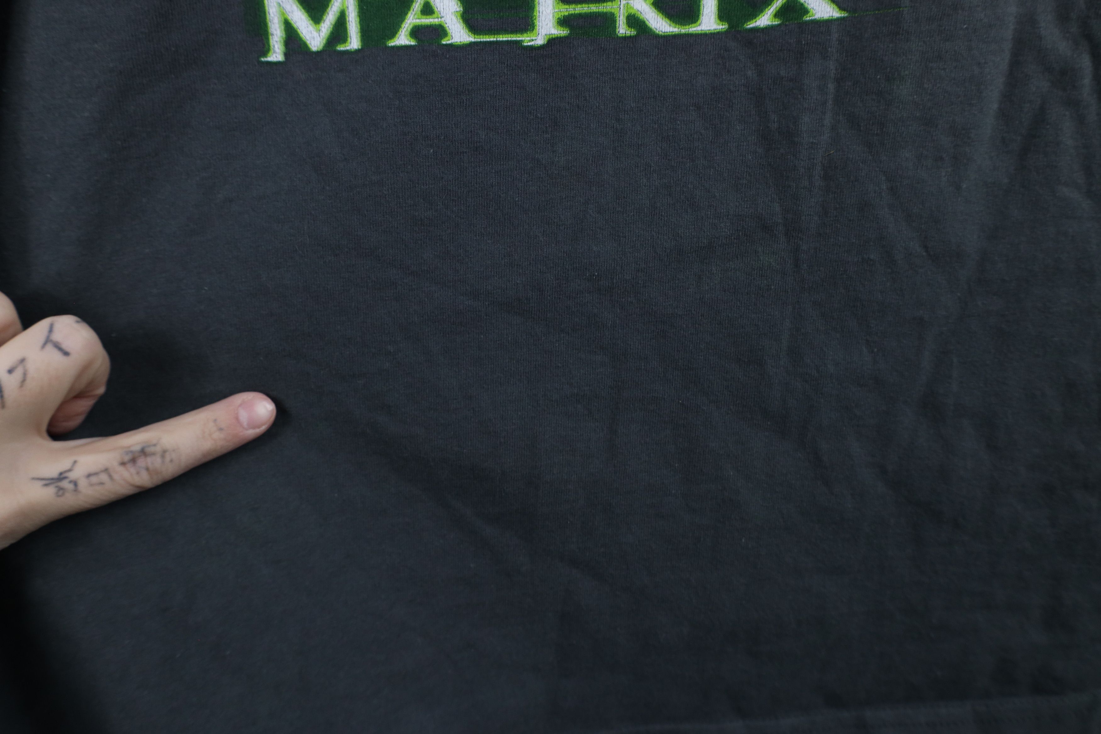 Vintage Vintage Y2K Spell The Matrix Movie Short Sleeve T-Shirt Gray Size US XXL / EU 58 / 5 - 9 Thumbnail