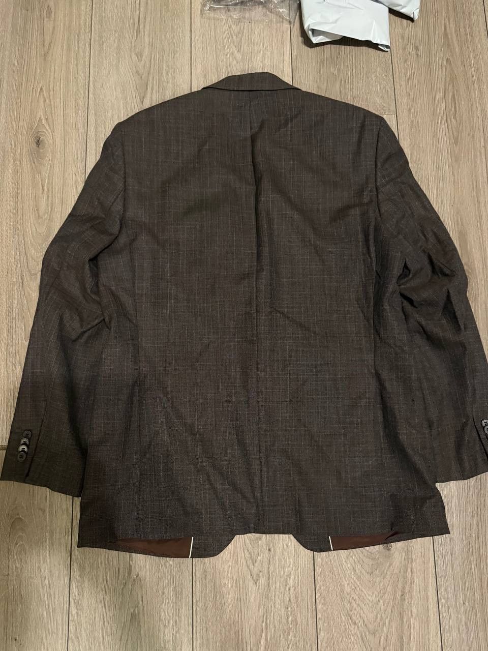 Other Reda Johann Mens Blazer Jacket Brown Size 52 Size 44R - 8 Thumbnail