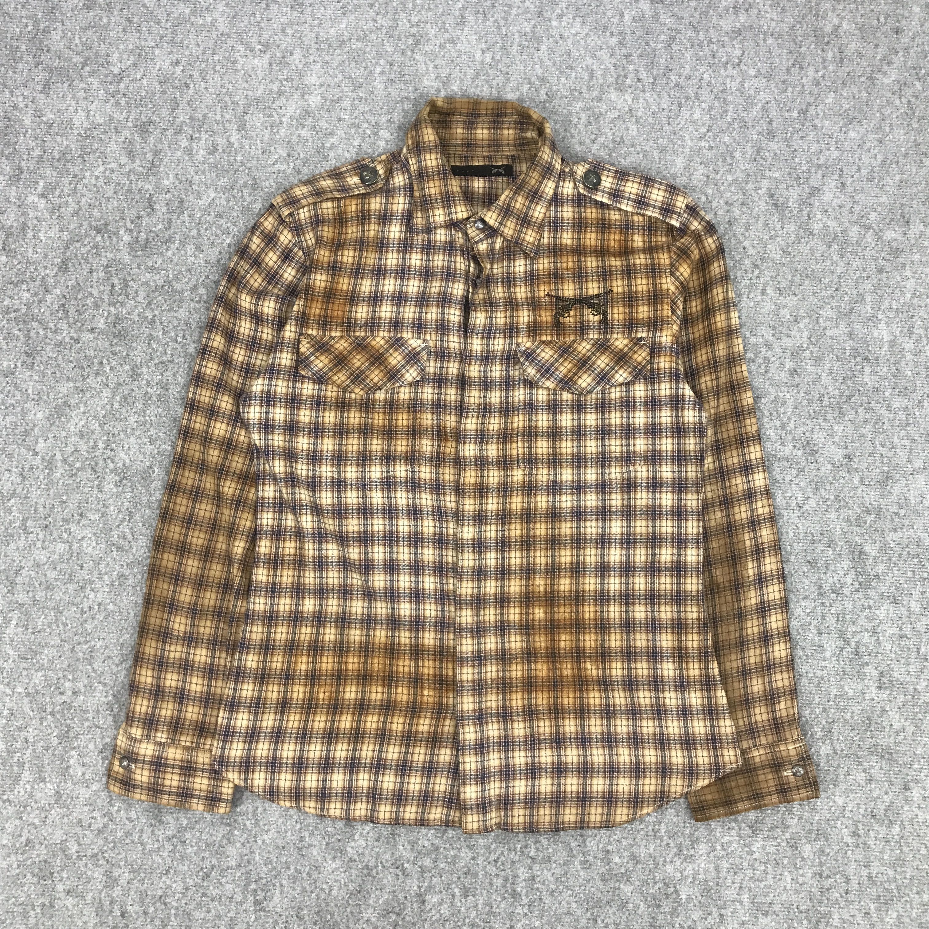 If Six Was Nine ROAR FLANNEL RUSTY STYLE PUNK BUTTON UP SHIRTS Size US M / EU 48-50 / 2 - 1 Thumbnail