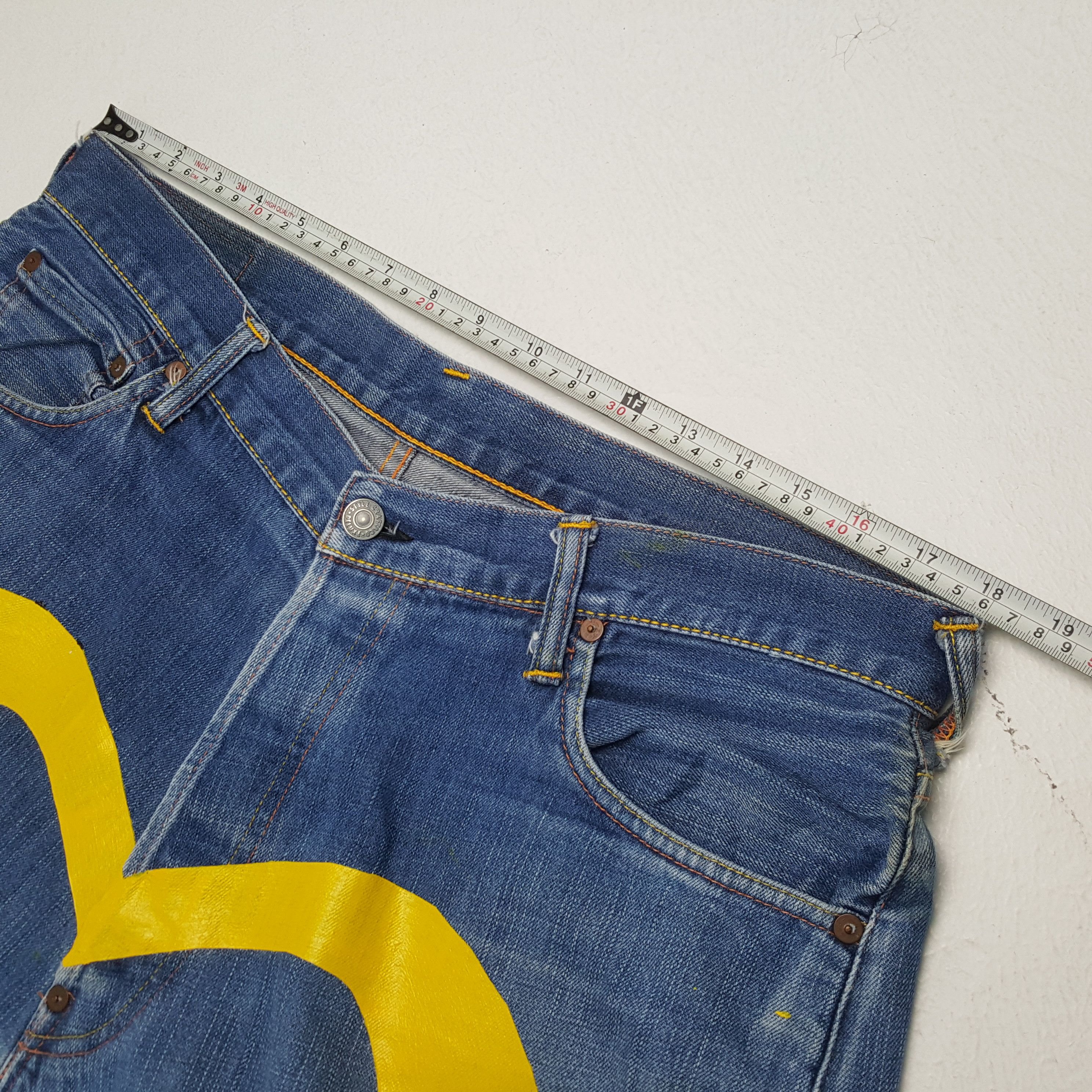 Evisu × Japanese Brand × Vintage Vintage EVISU Japanese Brand Daicock Custom Design Jeans Size US 36 / EU 52 - 7 Thumbnail