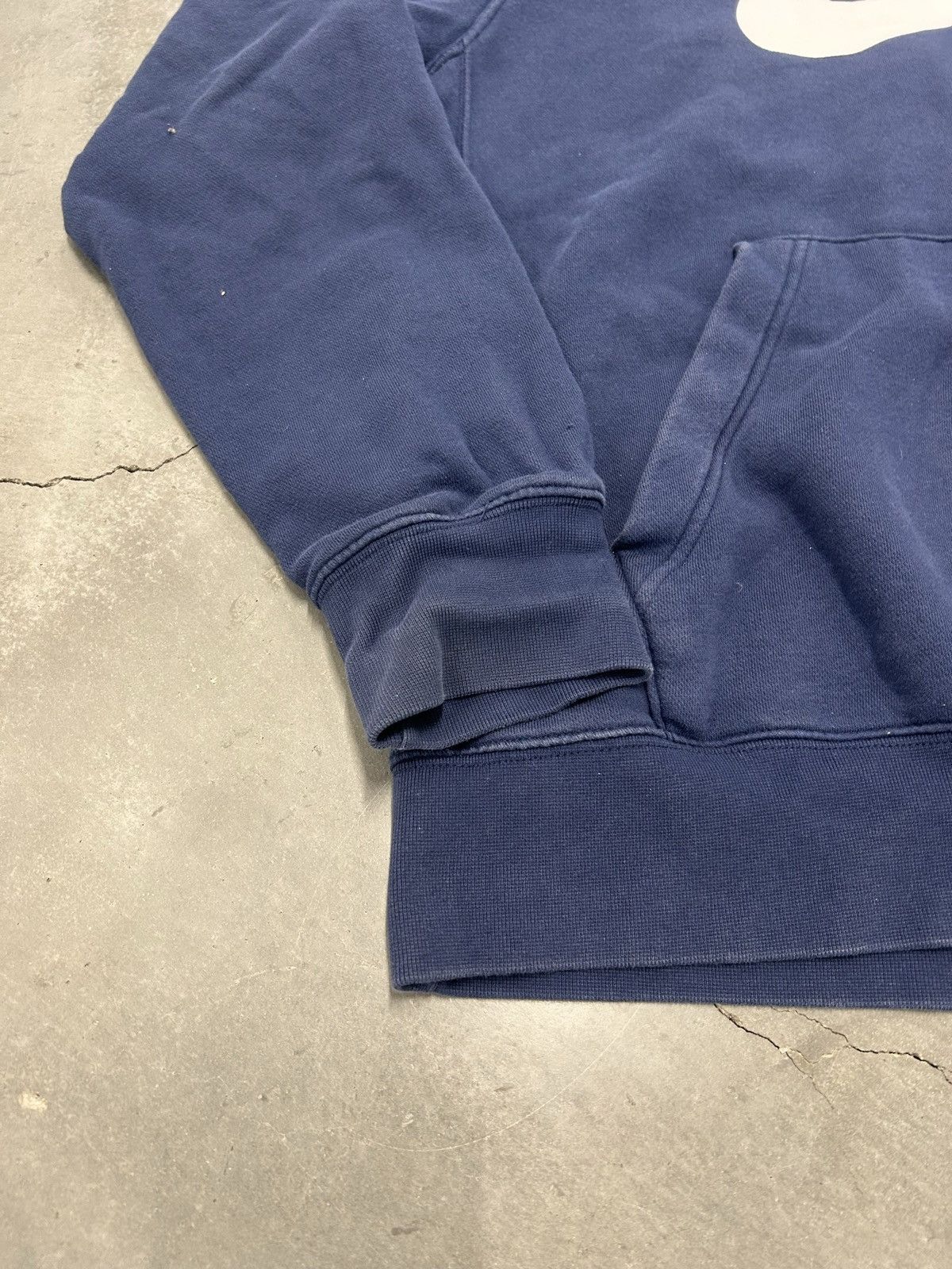 Nike Navy Nike hoodie with white swoosh Size US L / EU 52-54 / 3 - 2 Thumbnail