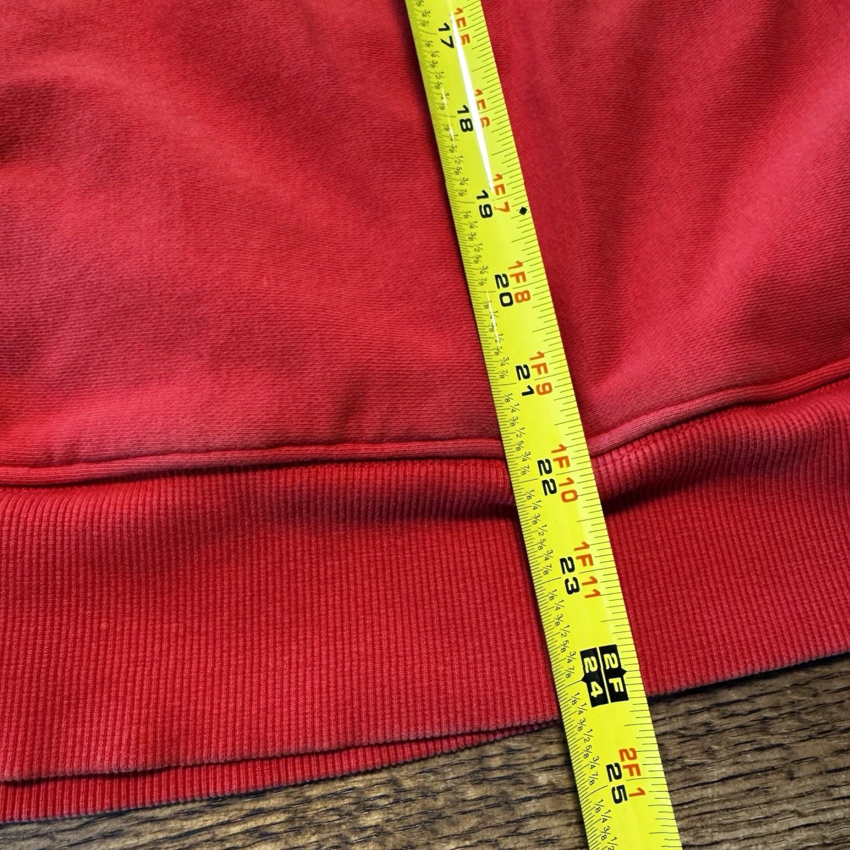 Filson Filson Hoodie Womens Medium Red Pullover Hooded Sweatshirt Cotton Blend Pocket Sweater Size M / US 6-8 / IT 42-44 - 5 Thumbnail