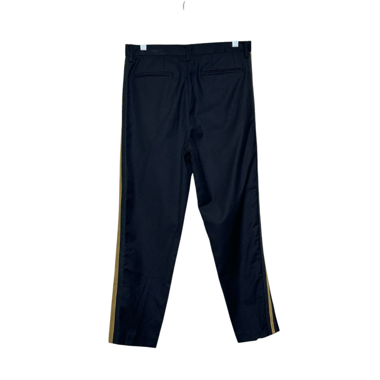 H&M H&M black side gold stripe tuxedo pants size 33R Size 34S - 7 Thumbnail