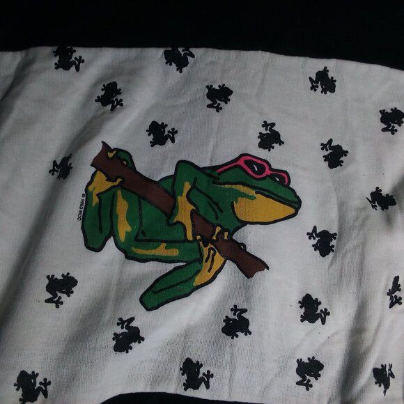 Other Vintage 90s Haan Crafts Tree Frog Crewneck Sweatshirt Size US L / EU 52-54 / 3 - 1 Thumbnail