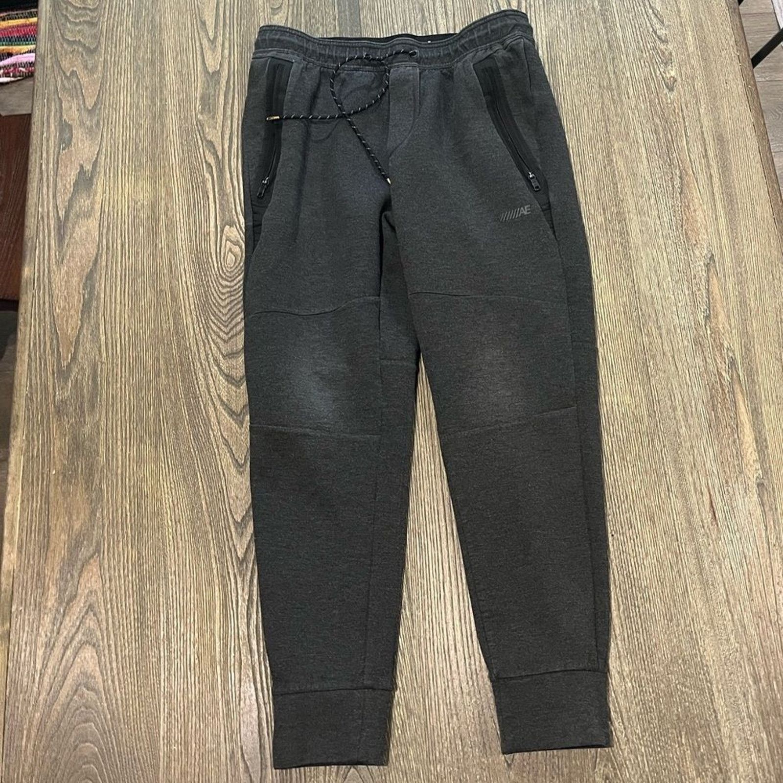 American Eagle Outfitters American Eagle Jogger Pants Mid Rise Elastic Waist Zipper M Size 28" / US 6 / IT 42 - 1 Thumbnail