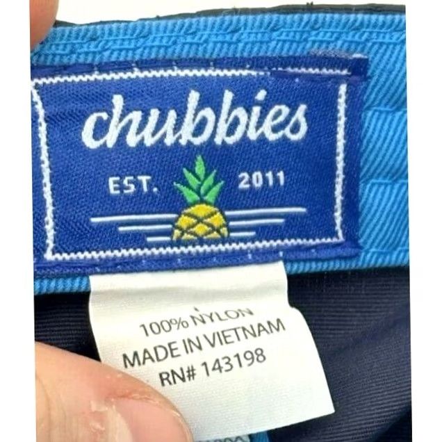 Chubbies Chubbies Hats Strapback Navy Blue Nylon Rope Brim Cap Surfer Mens OSFA New Size ONE SIZE - 7 Thumbnail