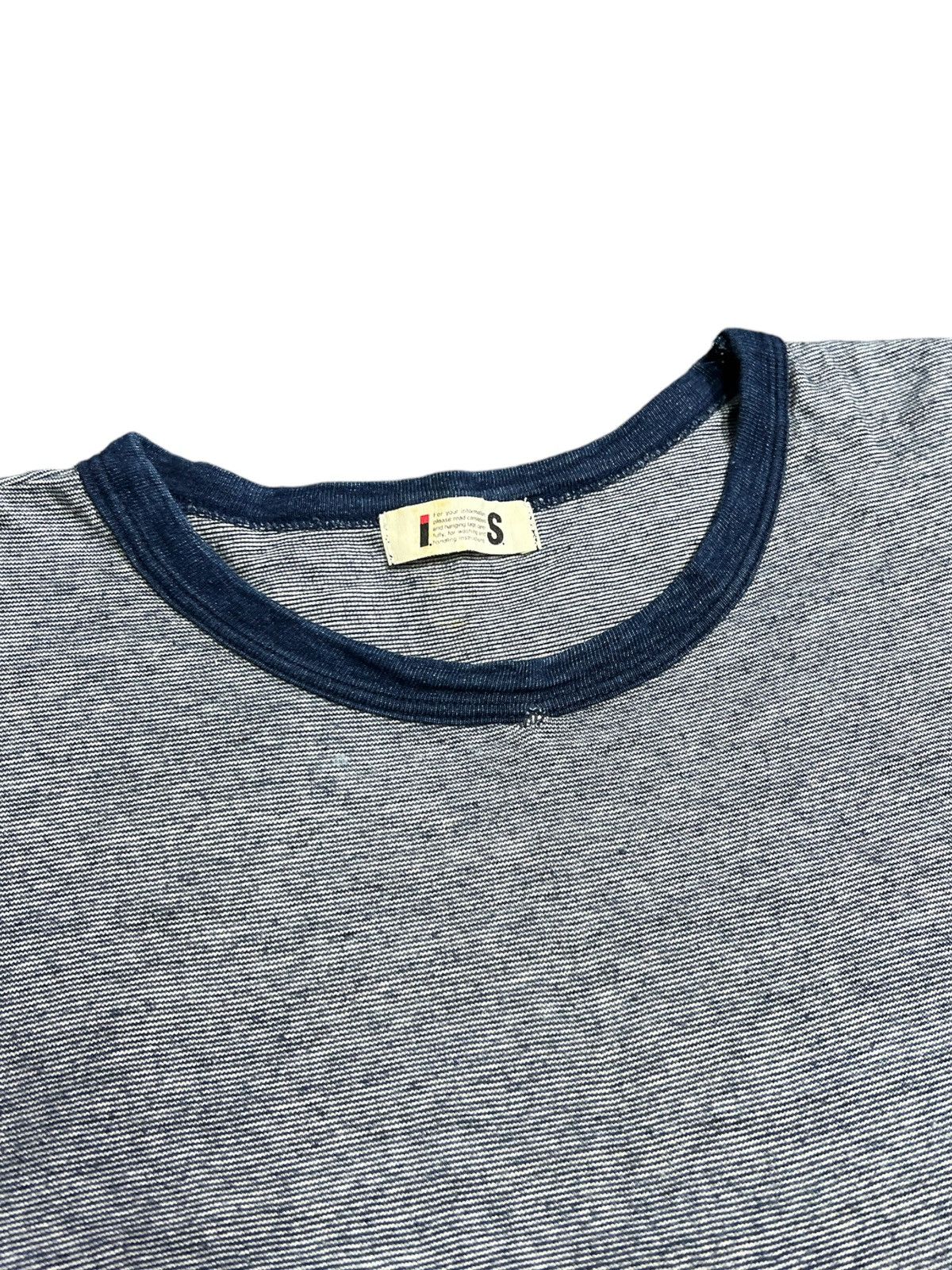 Vintage Issey Miyake Striped Single Stitch T-Shirt Size XS / US 0-2 / IT 36-38 - 3 Thumbnail