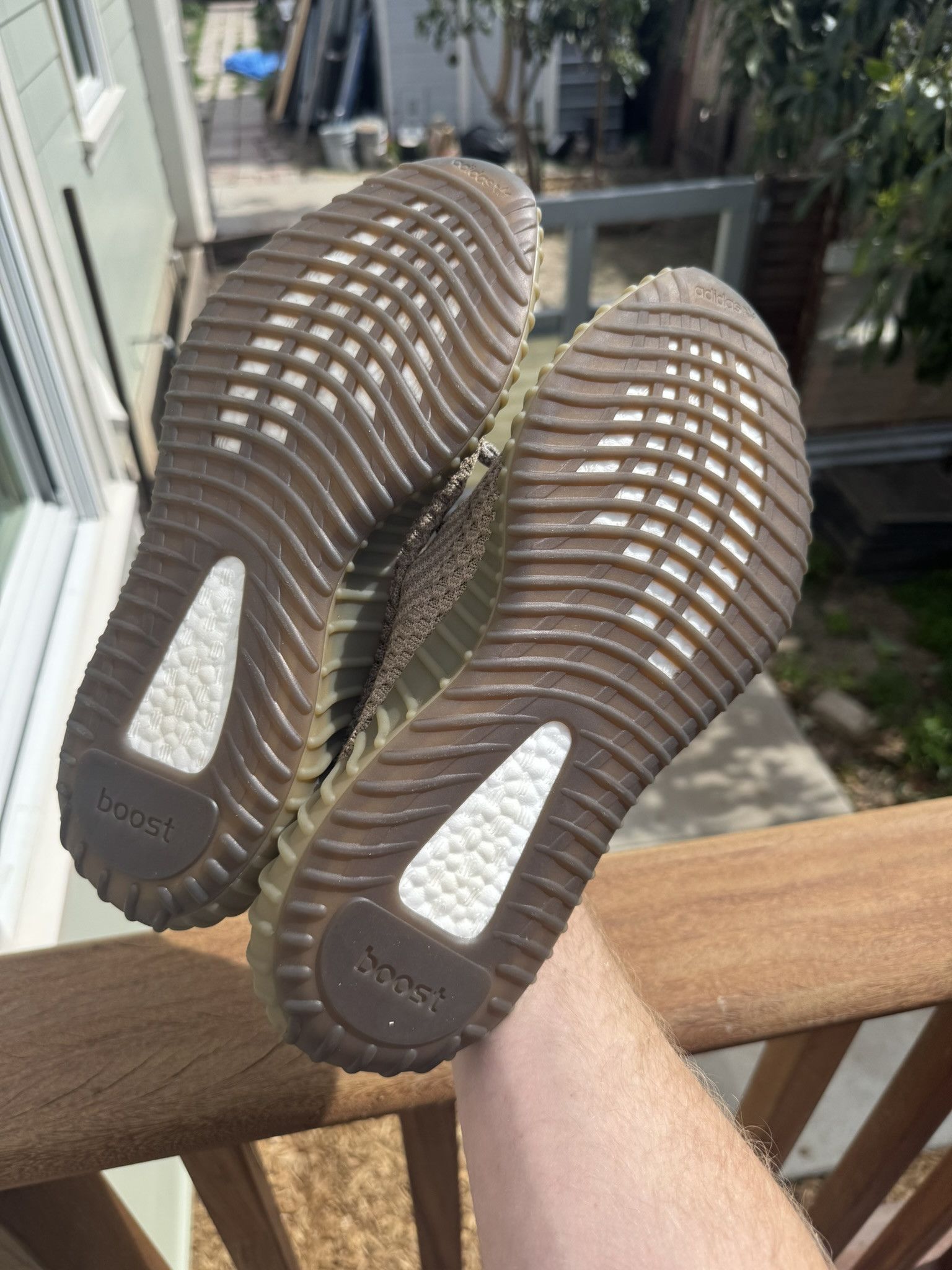 Adidas × Kanye West Adidas Yeezy Boost 350 V2 Sand Taupe Size US 9.5 / EU 42-43 - 5 Thumbnail