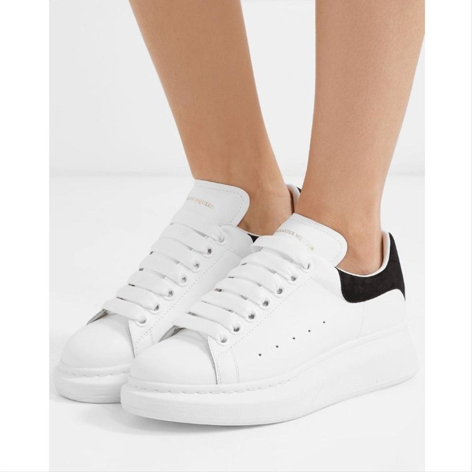 Alexander McQueen Alexander McQueen Oversized leather sneakers 40 Size US 10 / IT 40 - 2 Thumbnail