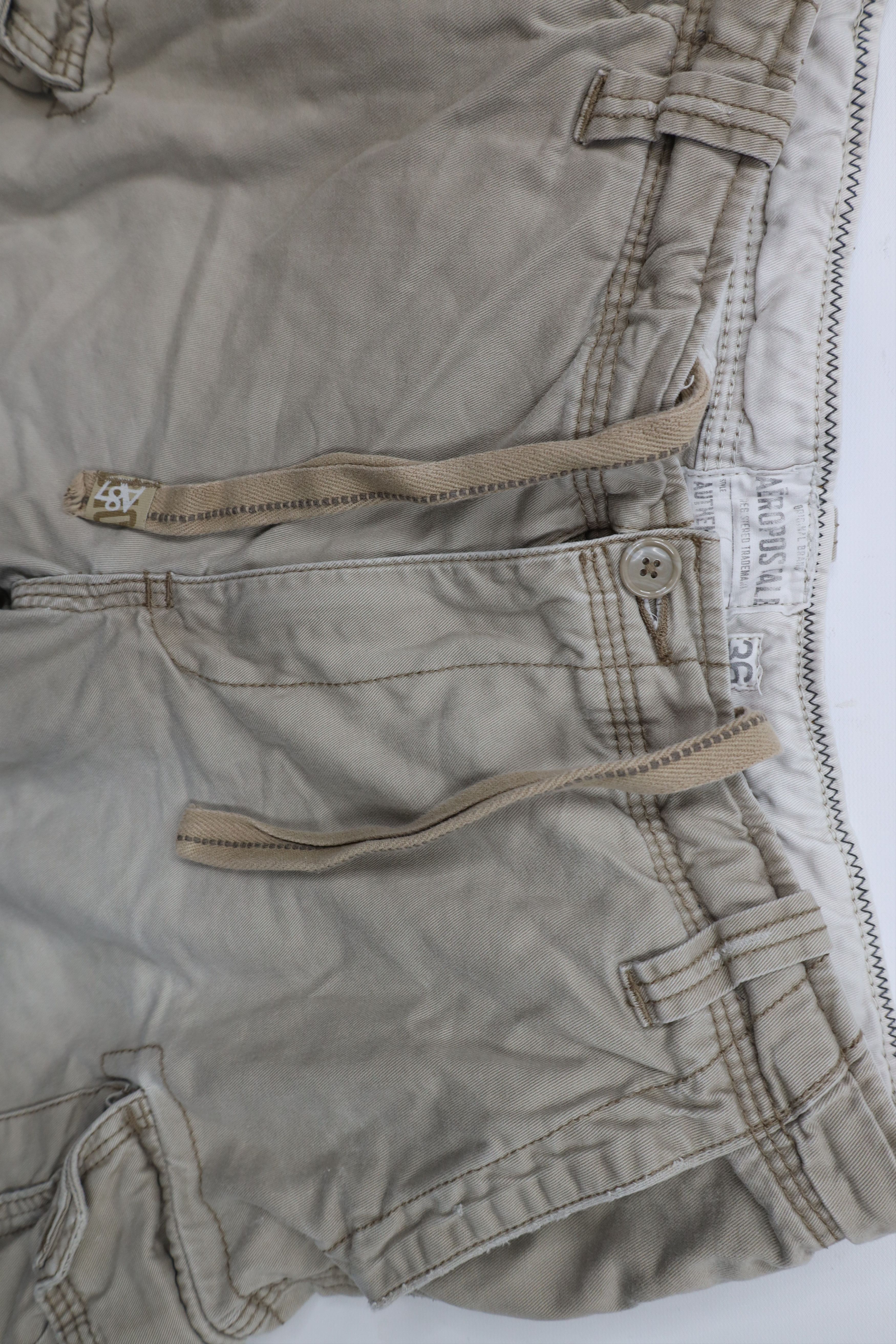 Aeropostale × Vintage Vintage Y2K Aeropostale Heavyweight Length Cargo Shorts Size US 36 / EU 52 - 7 Thumbnail
