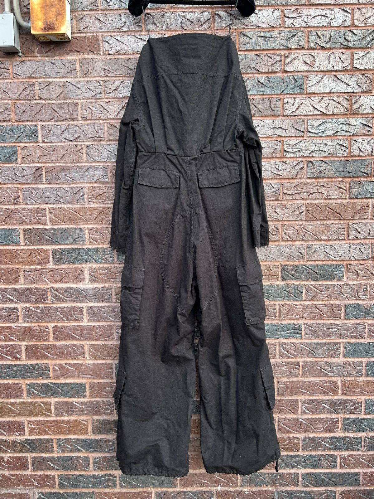 Balenciaga Balenciaga Ripstop Swing Military Cargo Pocket Jumpsuit Size US 36 / EU 52 - 2 Thumbnail