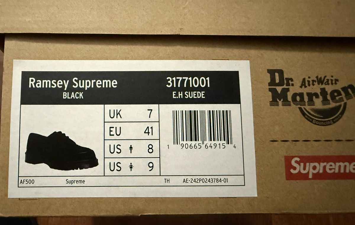 Dr. Martens × Supreme Dr.Martens x Supreme Ramsey creepers Size US 6.5 / EU 39-40 - 6 Thumbnail