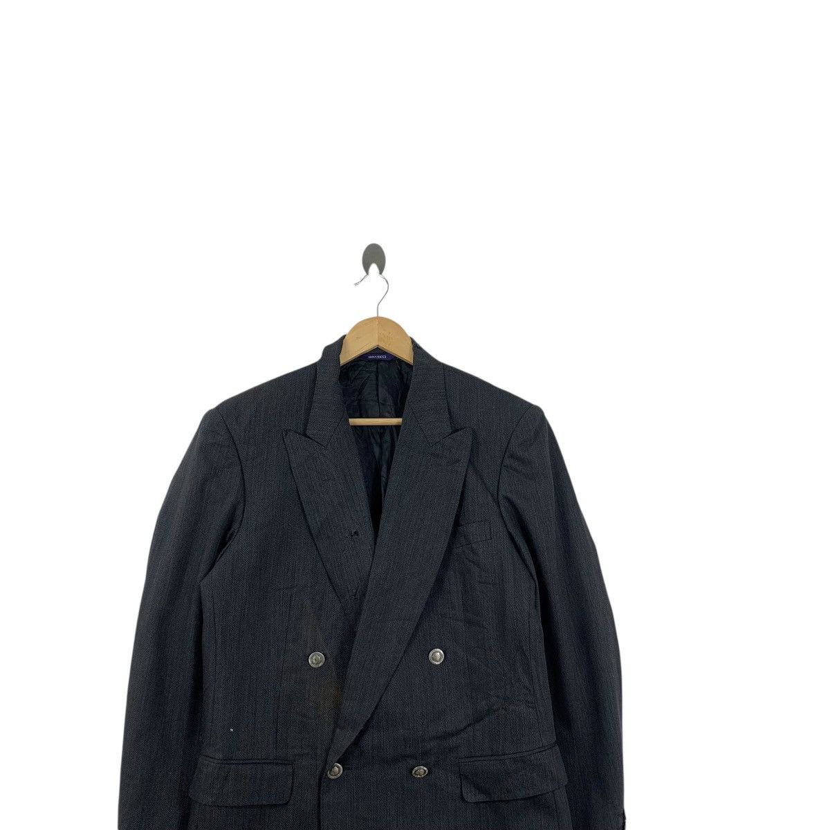 Nina Ricci Vintage NINA RICCI MONSIEUR Double Breasted Blazer Jacket Size M / US 6-8 / IT 42-44 - 2 Thumbnail