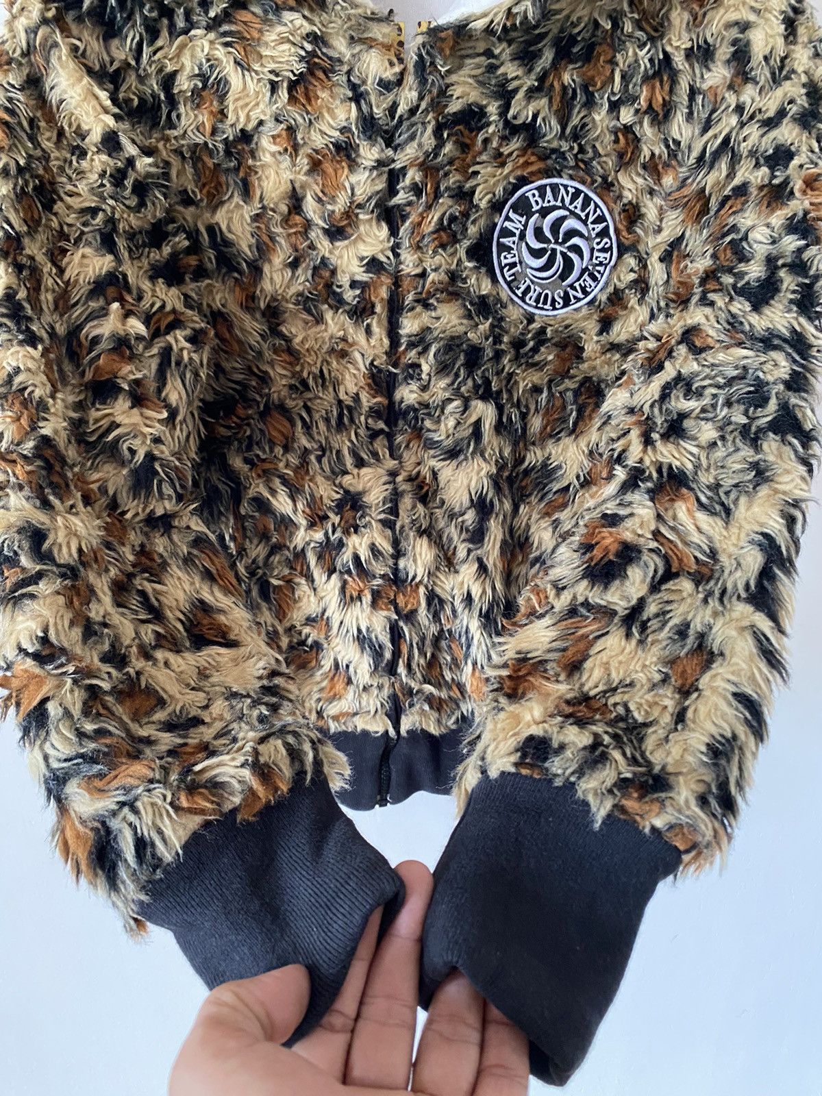 20471120 Banana Seven Reversible Leopard Hooded Size US S / EU 44-46 / 1 - 3 Thumbnail