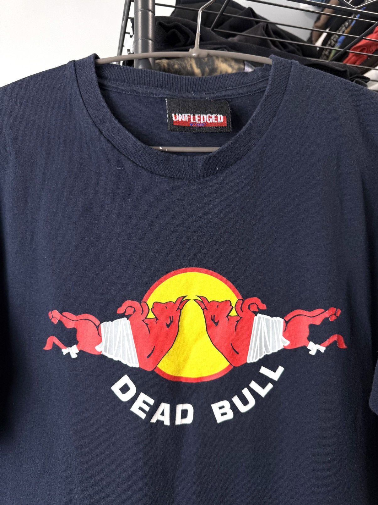Red Bull Vintage Red Bull Dead Bull Humor Racing T Shirt Monster Size US L / EU 52-54 / 3 - 2 Thumbnail