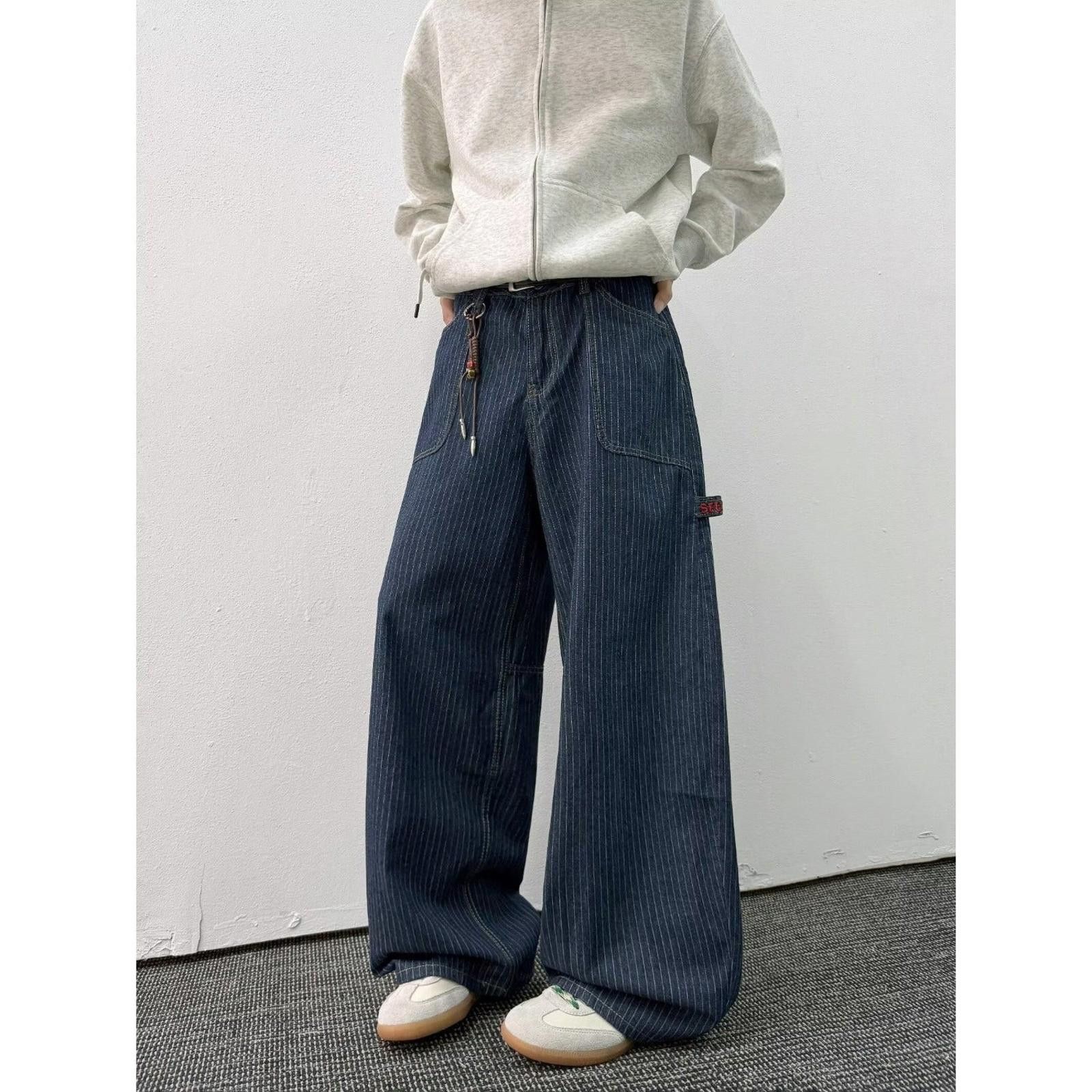 Japanese Brand Blue Wide Leg Denim Jeans Size US 30 / EU 46 - 6 Thumbnail